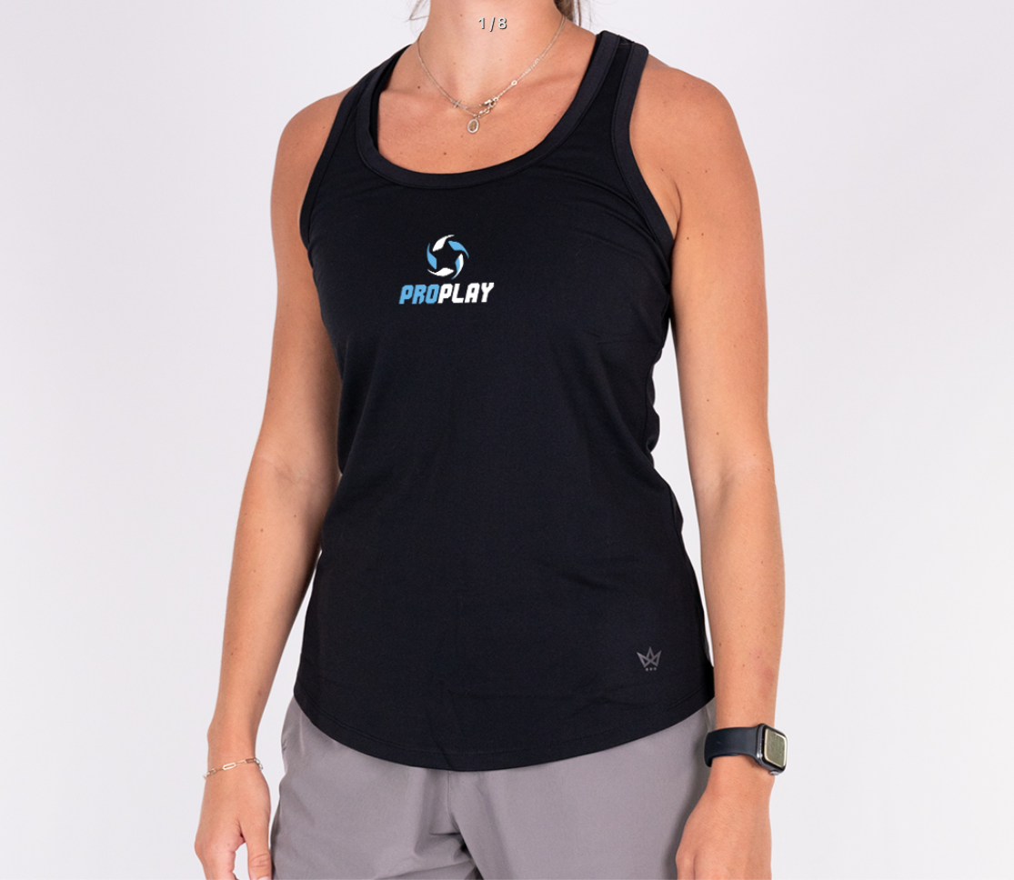 PROPLAY VOLLEYBALL CLUB '26 WOMEN'S ASCENSION TANK TOP- ONYX