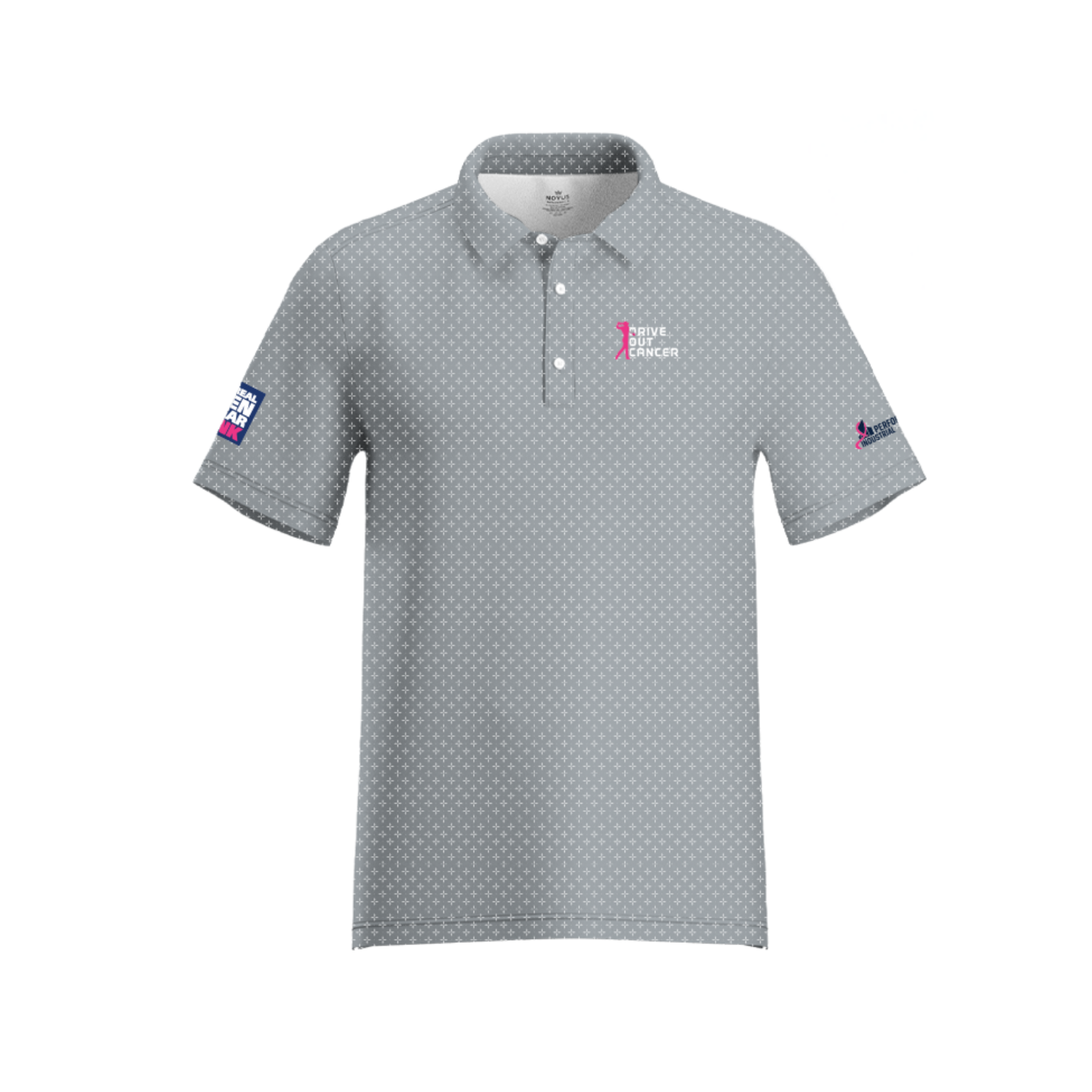 DRIVE OUT CANCER SUB PERFORMANCE POLO [STELLAR DOT PATTERN]