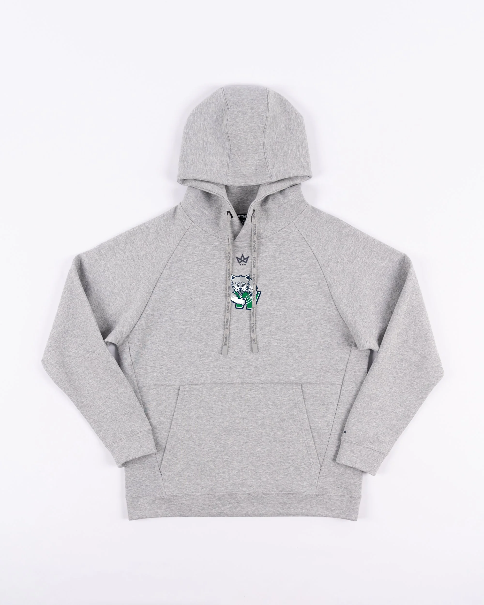 WOLFPACK HOCKEY ROYALKNIT HOODIE - STERLING HEATHER