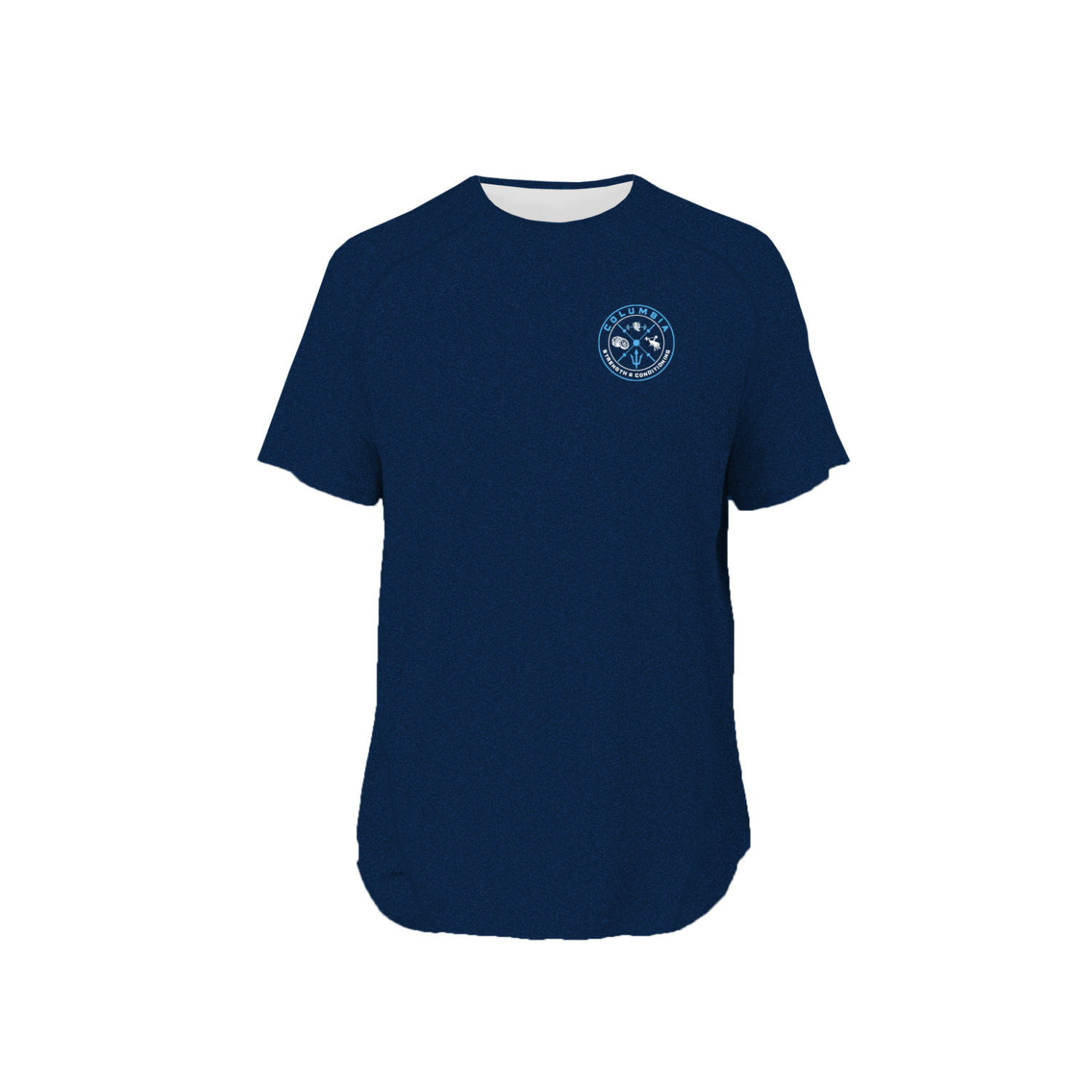 COLUMBIA STRENGTH & CONDITIONING PRO VENTED SS TEE [NAVY]