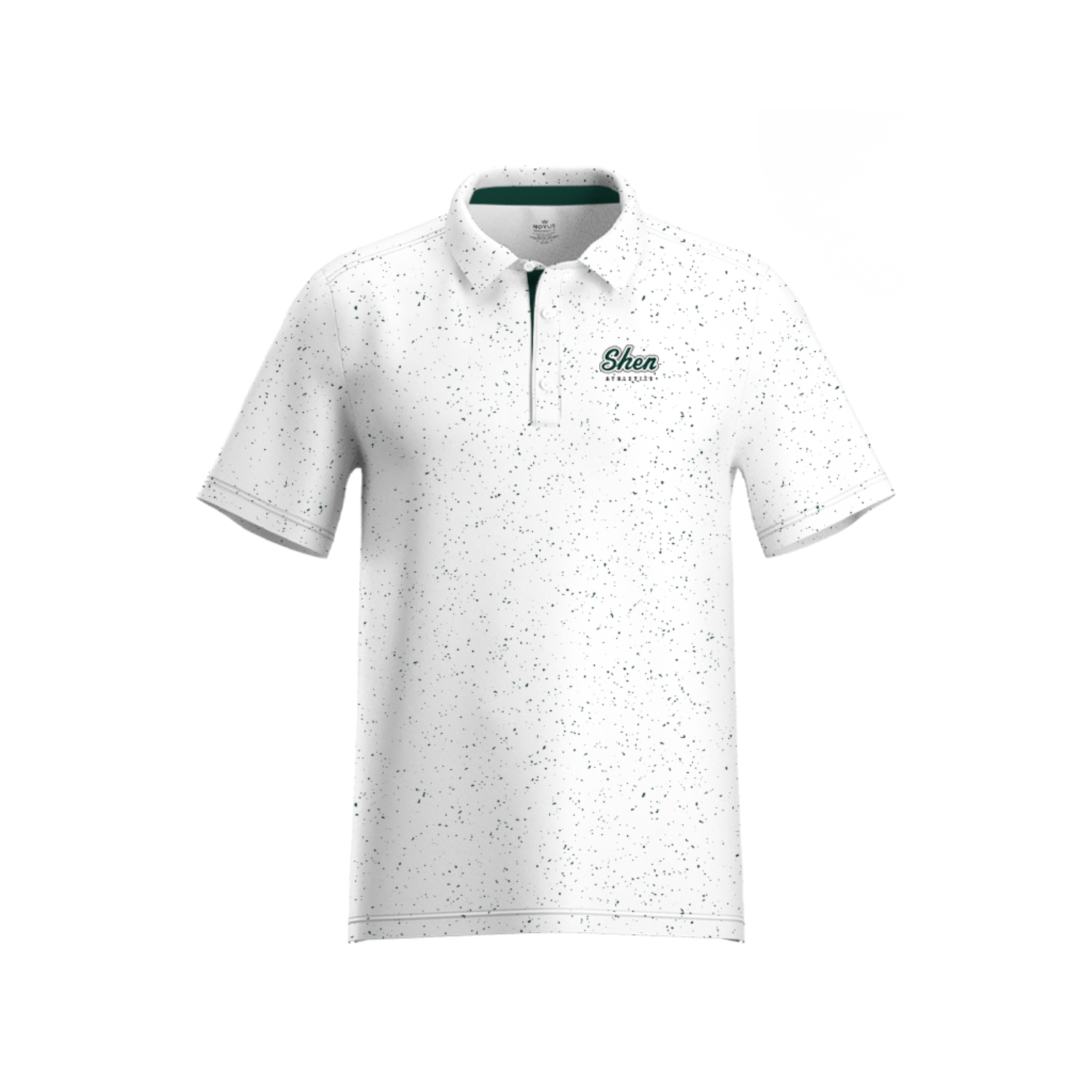 SHEN SCHOOL SUB PERFORMANCE POLO [WHITE SPECKLE]