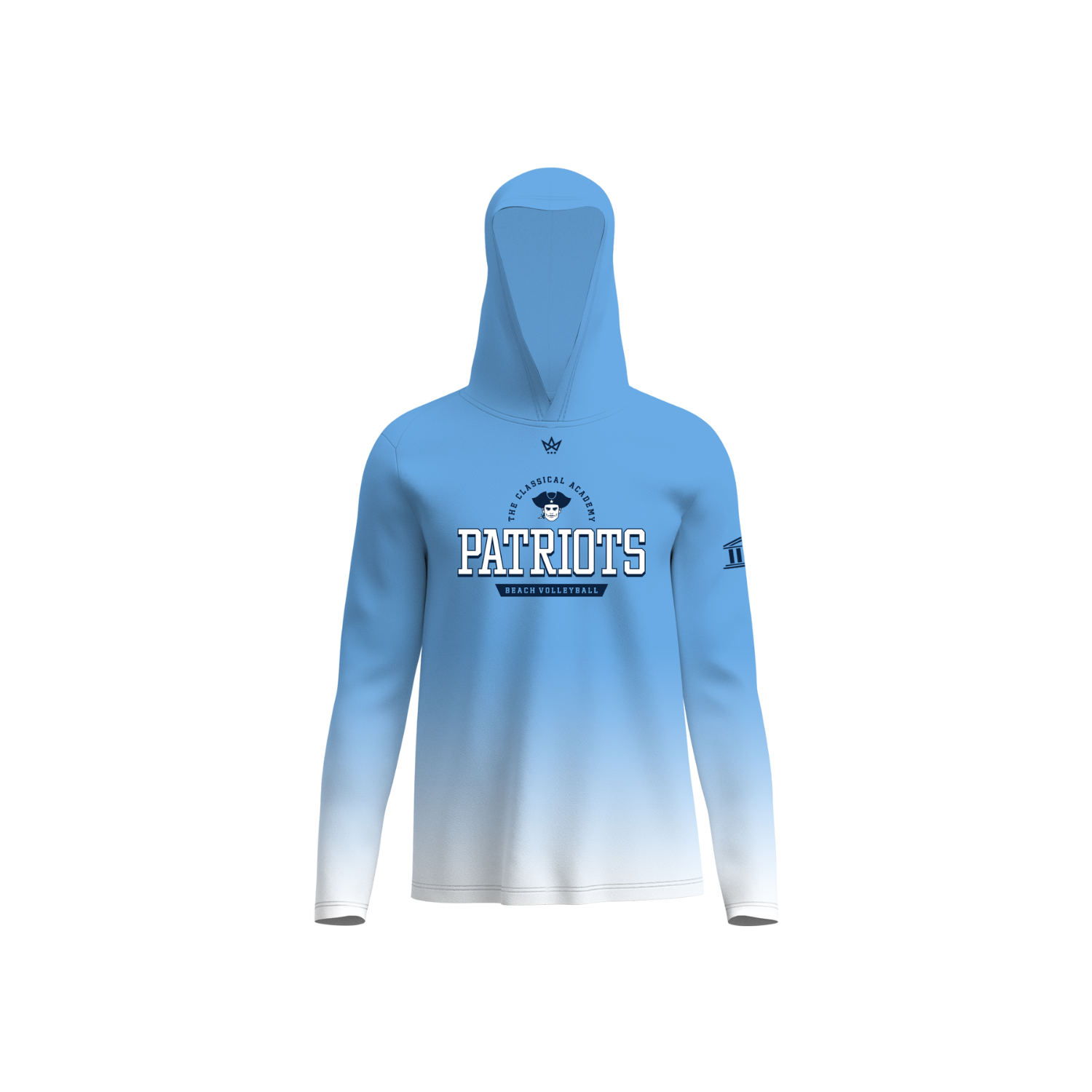TCA SPRING SPORTS PERFORMANCE LS HOODIE - BEACH VOLLEYBALL