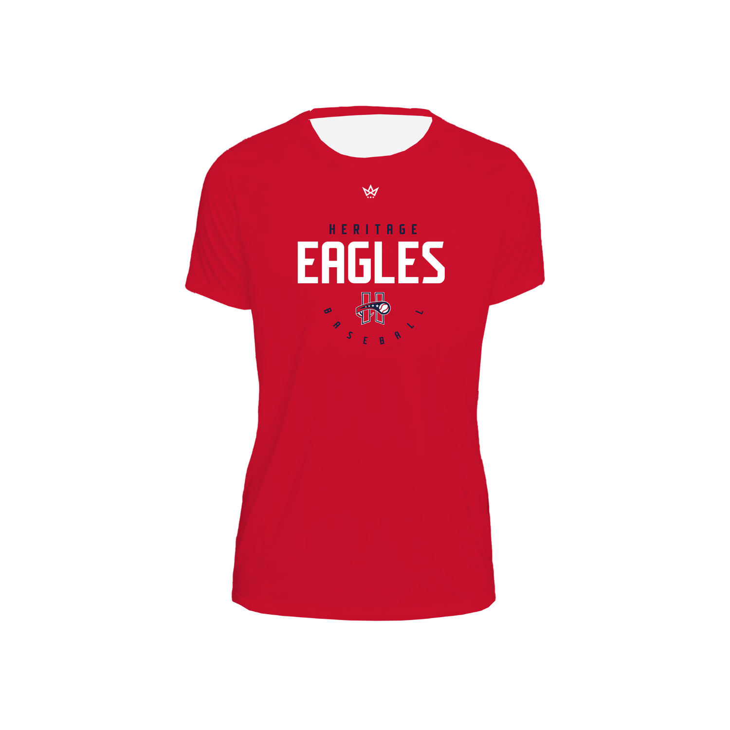 HERITAGE EAGLES BASEBALL WOMEN'S PERFORMANCE SS TEE