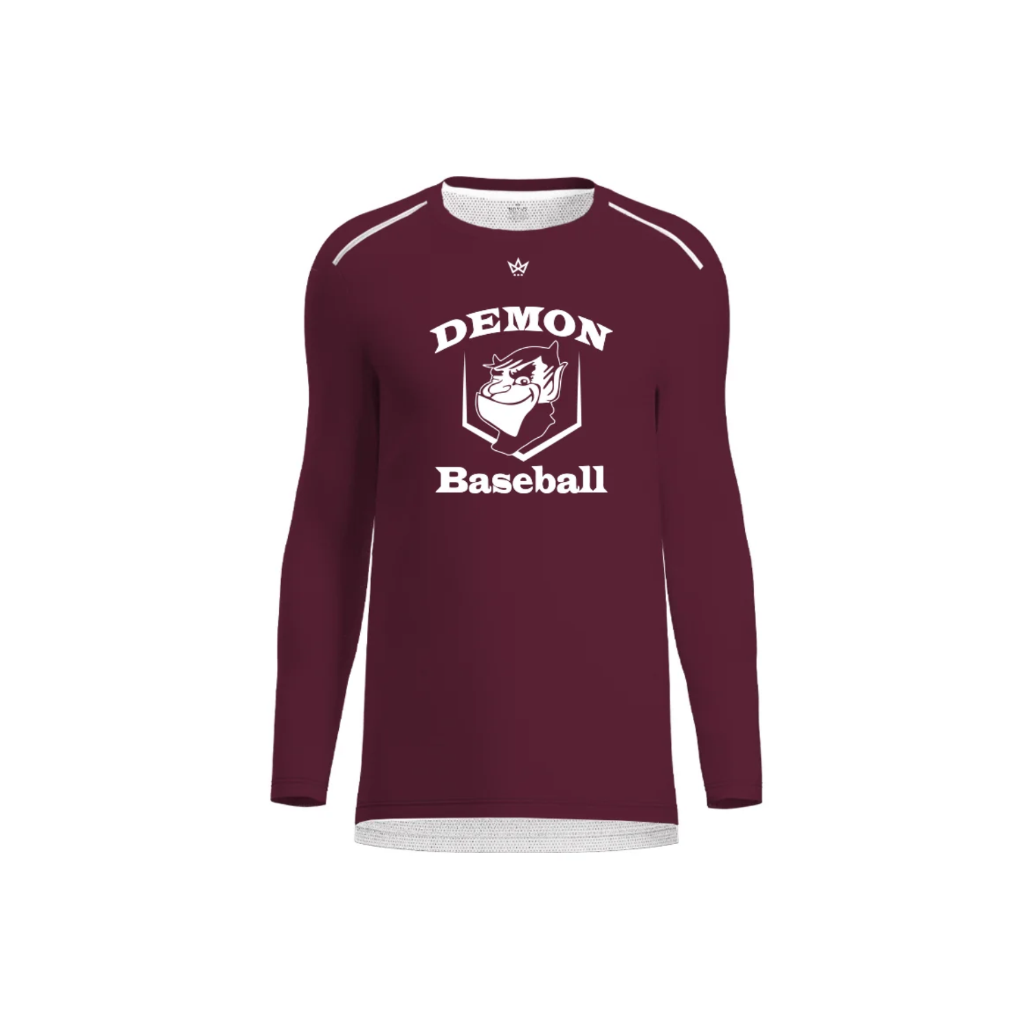 GOLDEN DEMONS BASEBALL AURA LS - MAROON
