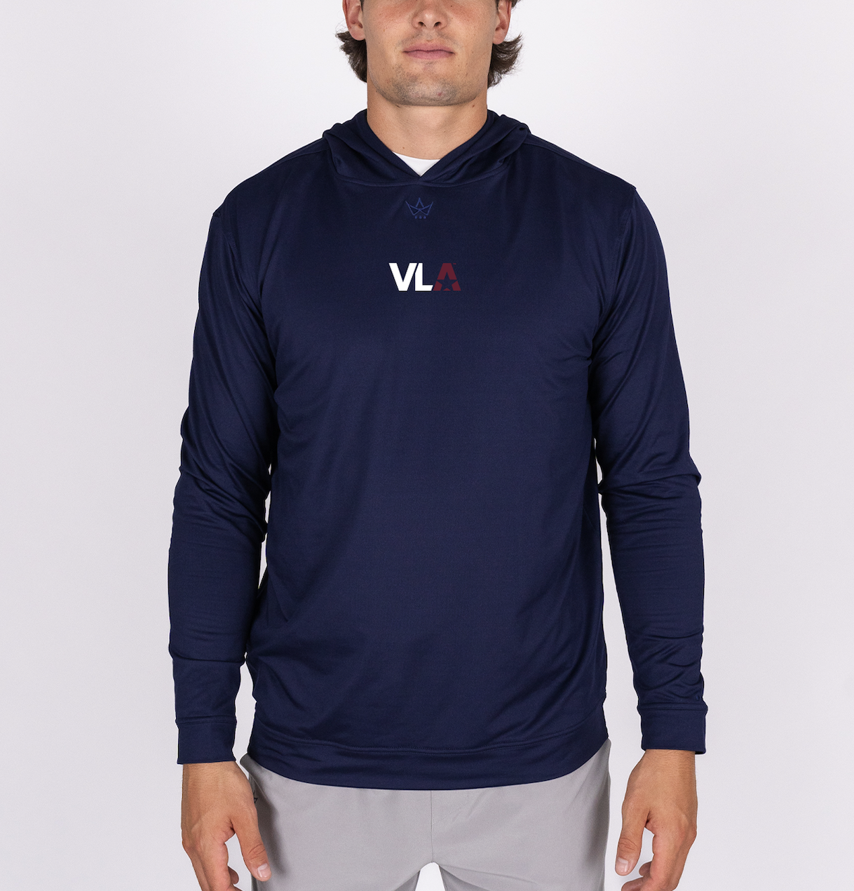 VOLLEYBALL LEAGUE  OF AMERICA '26 GRIDKNIT HOODIE - NAVY