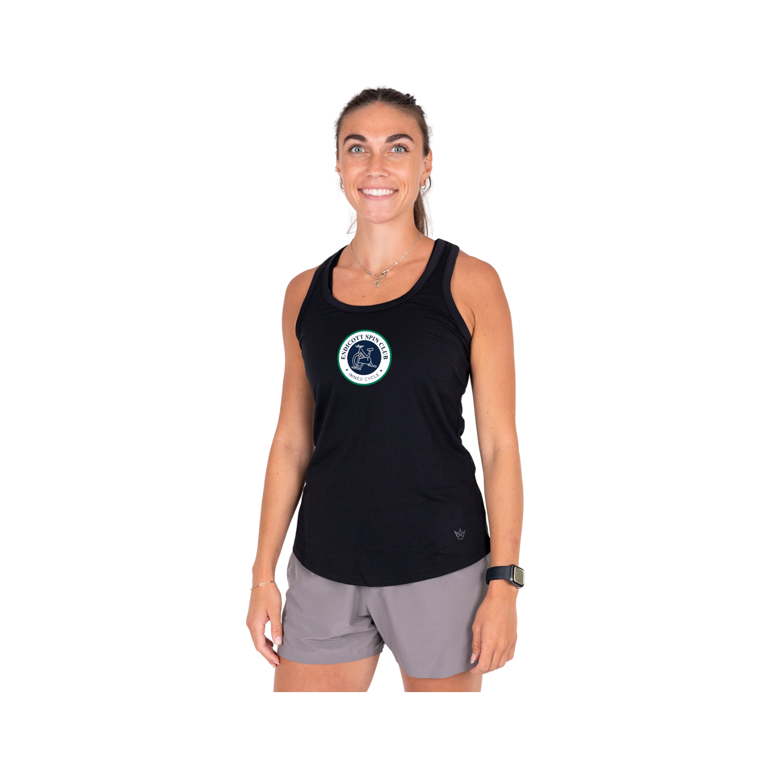 ENDICOTT SPIN CLUB WOMEN'S ASCENSION TANK TOP - ONYX