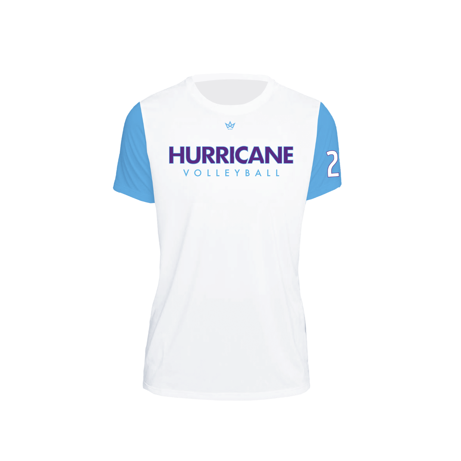 HURRICANE VOLLEYBALL ACADEMY WOMEN'S PERFORMANCE SS TEE [WHITE]