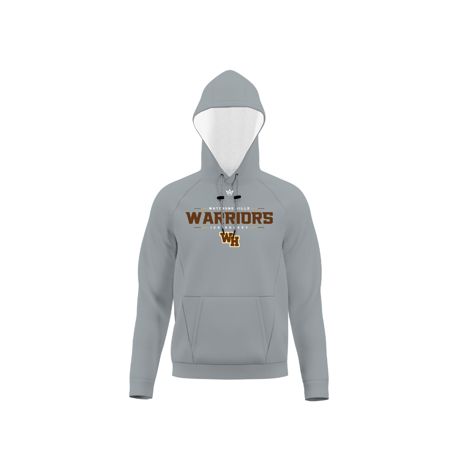 WATCHUNG HILLS HS HOCKEY SUB PERFORMANCE FLEECE HOODIE [GREY]