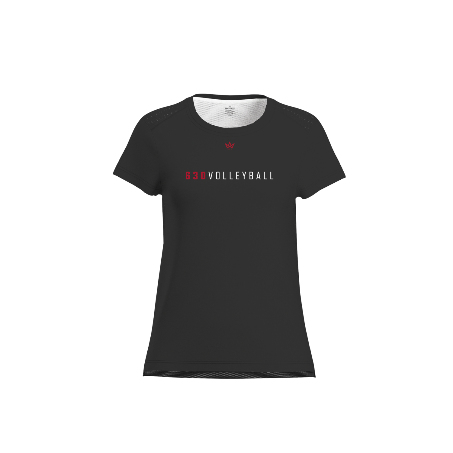 630 VOLLEYBALL TEAM STORE WOMEN'S AURA TEE - BLACK