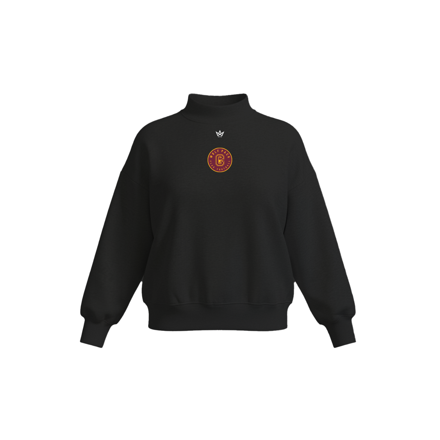 SOUTH COLONIE GIRLS FLAG FOOTBALL '26 WOMEN'S COTTON FLEECE MOCKNECK