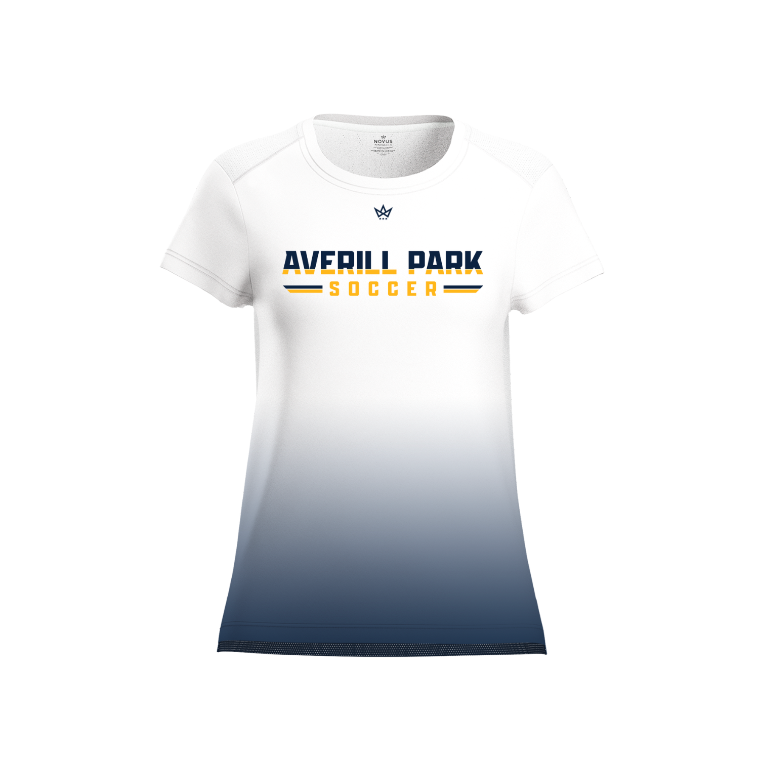 AVERILL PARK YOUTH SOCCER WOMEN'S AURA TEE [WHITE FADE]