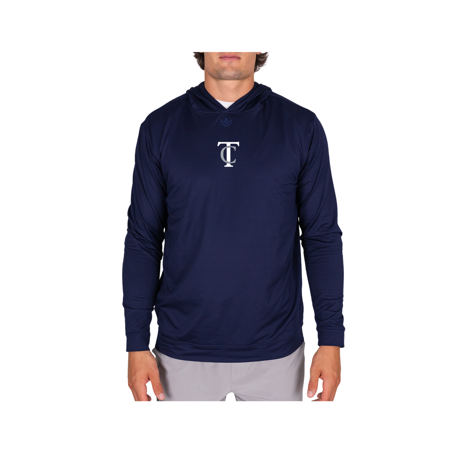 TC BOMBERS FALL 2026 GRIDKNIT HOODIE - NAVY
