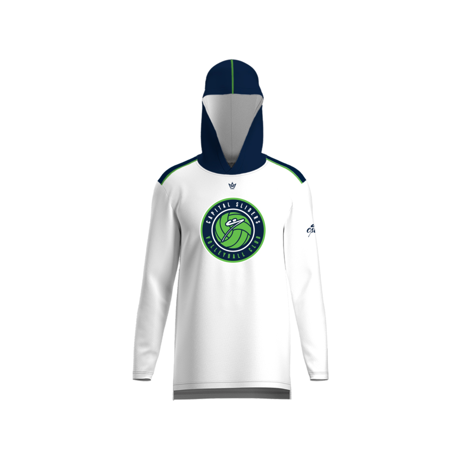 CAPITAL SLIDERS VOLLEYBALL AURA LS HOODIE