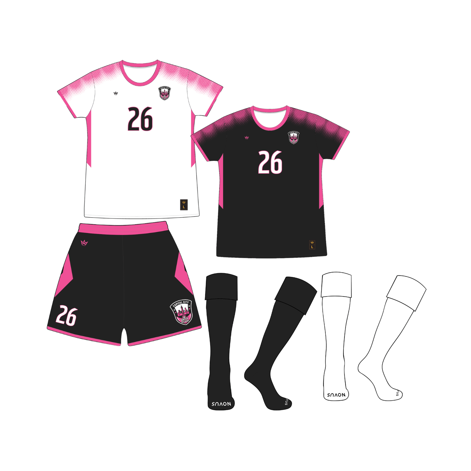 CAPITAL CITY FC GIRLS GAME KIT