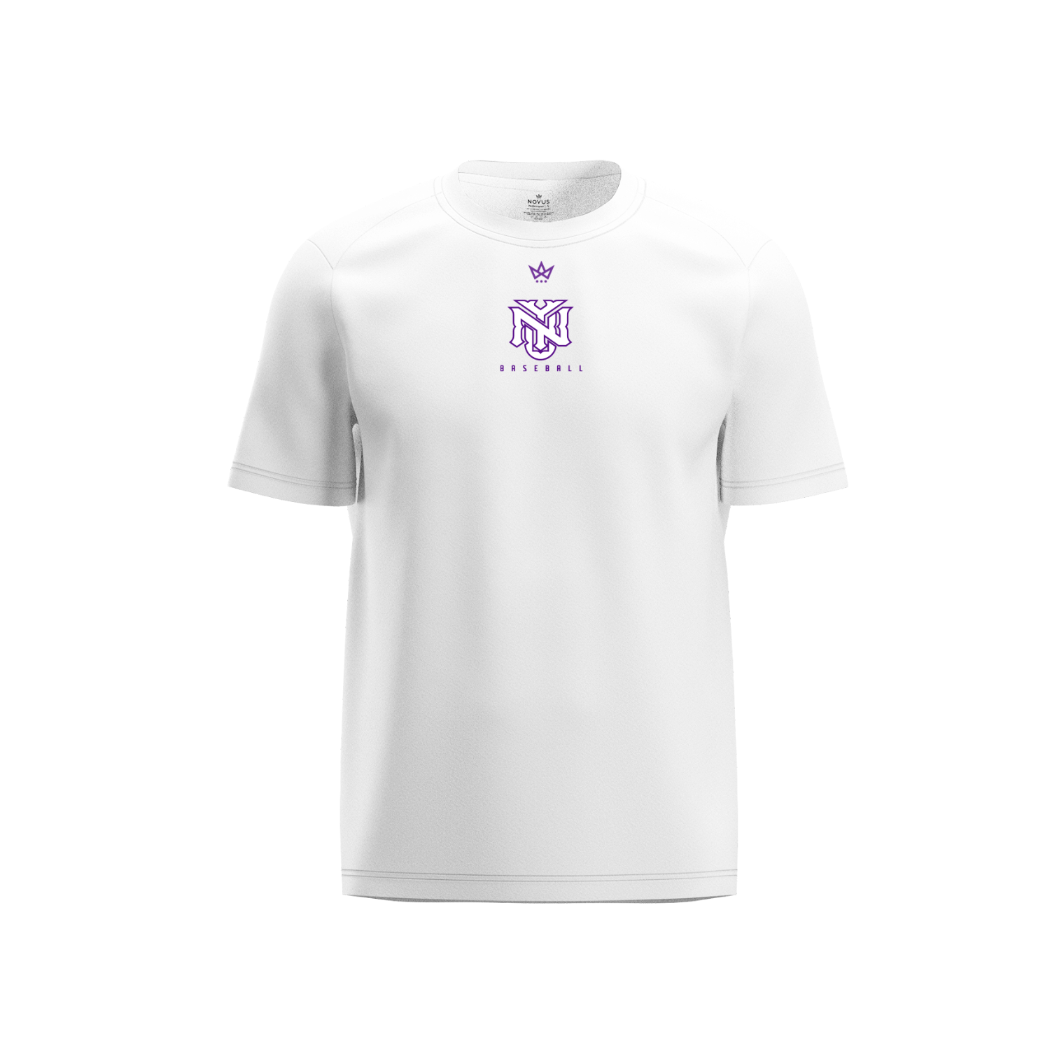 NYU BASEBALL PERFORMANCE SS TEE [WHITE]