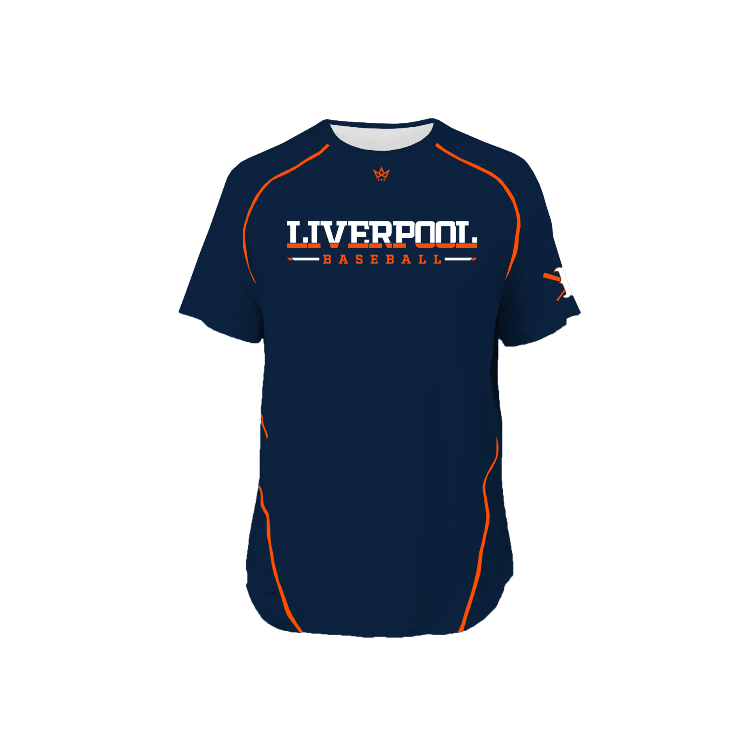 LIVERPOOL BASEBALL PRO VENTED SS TEE [NAVY]