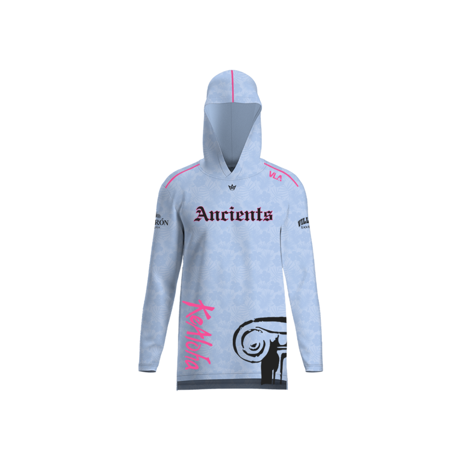 KEALOHA VOLLEYBALL AURA LS HOODIE - BLUE