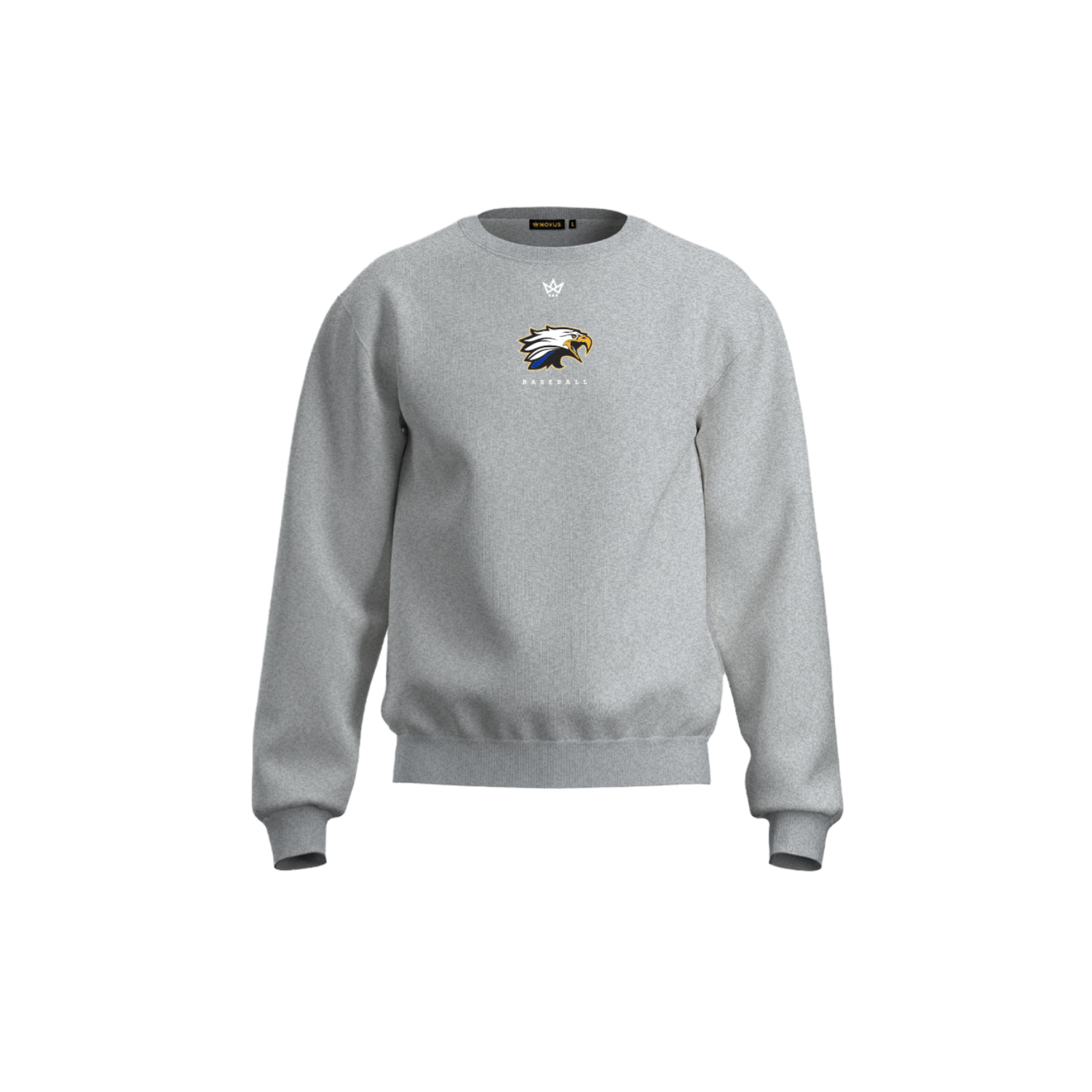 NORTH BRUNSWICK BASEBALL ACCESS COTTON FLEECE CREWNECK