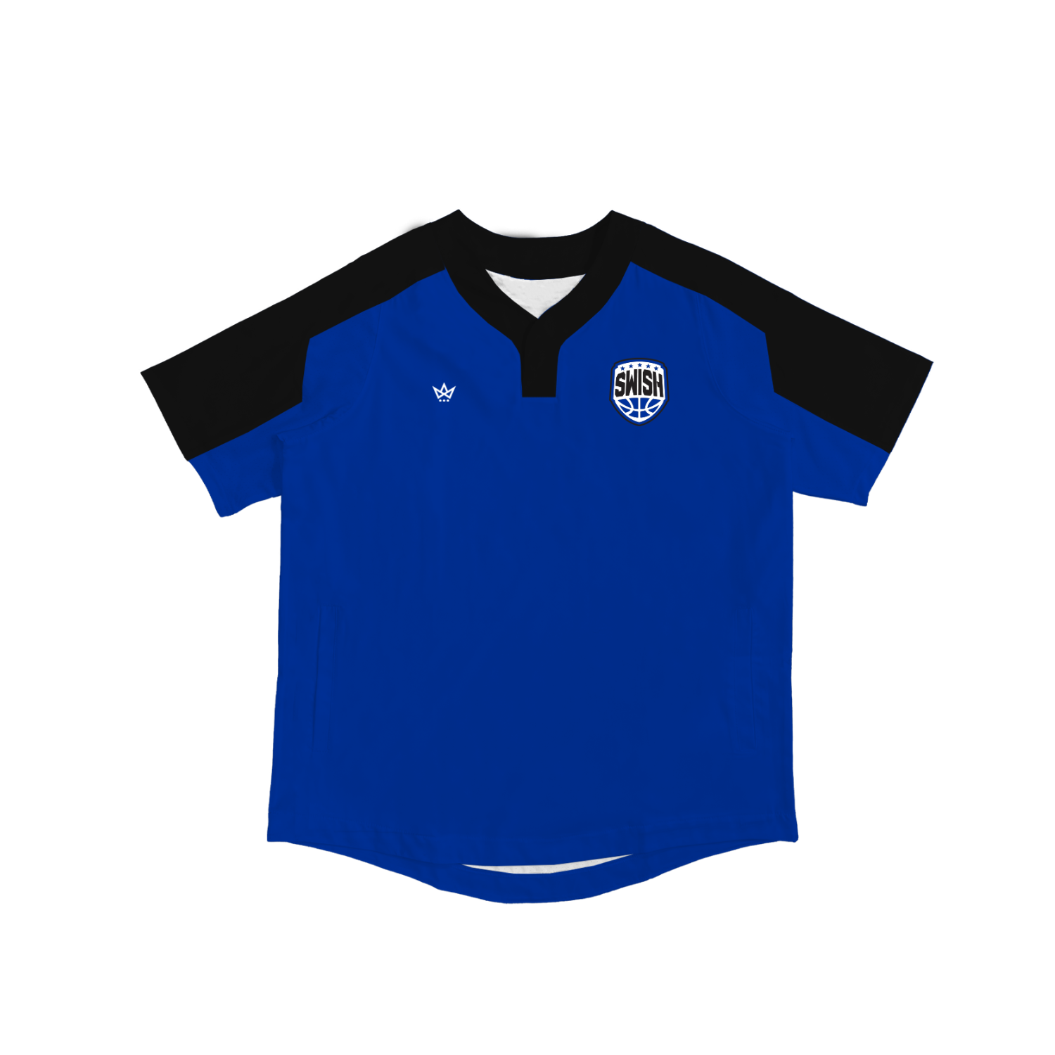 TEAM SWISH BASKETBALL/ ROSIE CARR VENTUS 2.0 SS SNAPJACKET  [BLUE/BLACK]