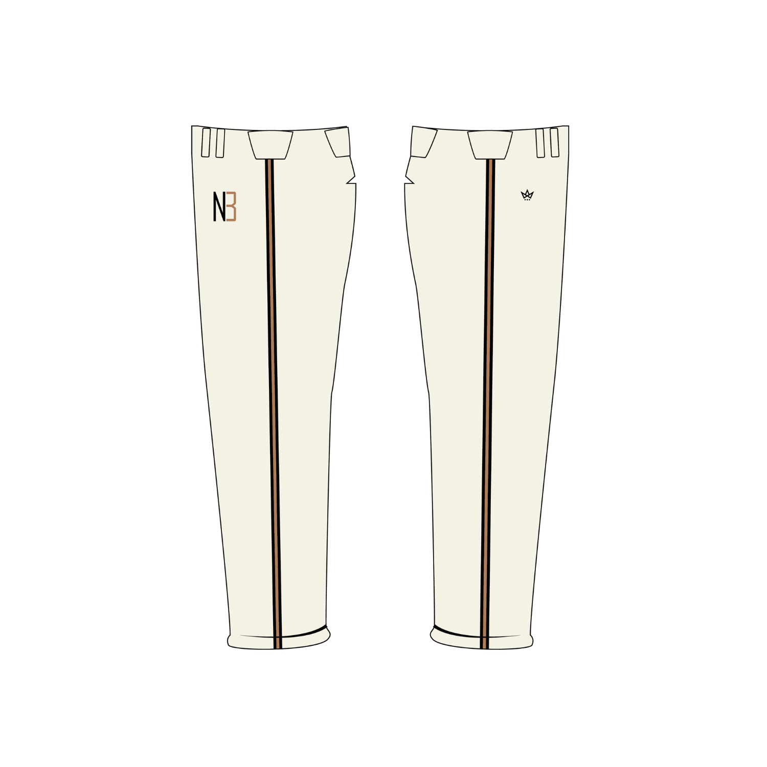 NOMADIC BASEBALL BASEBALL VENTUS 2.0 LONG PANT [CREAM]