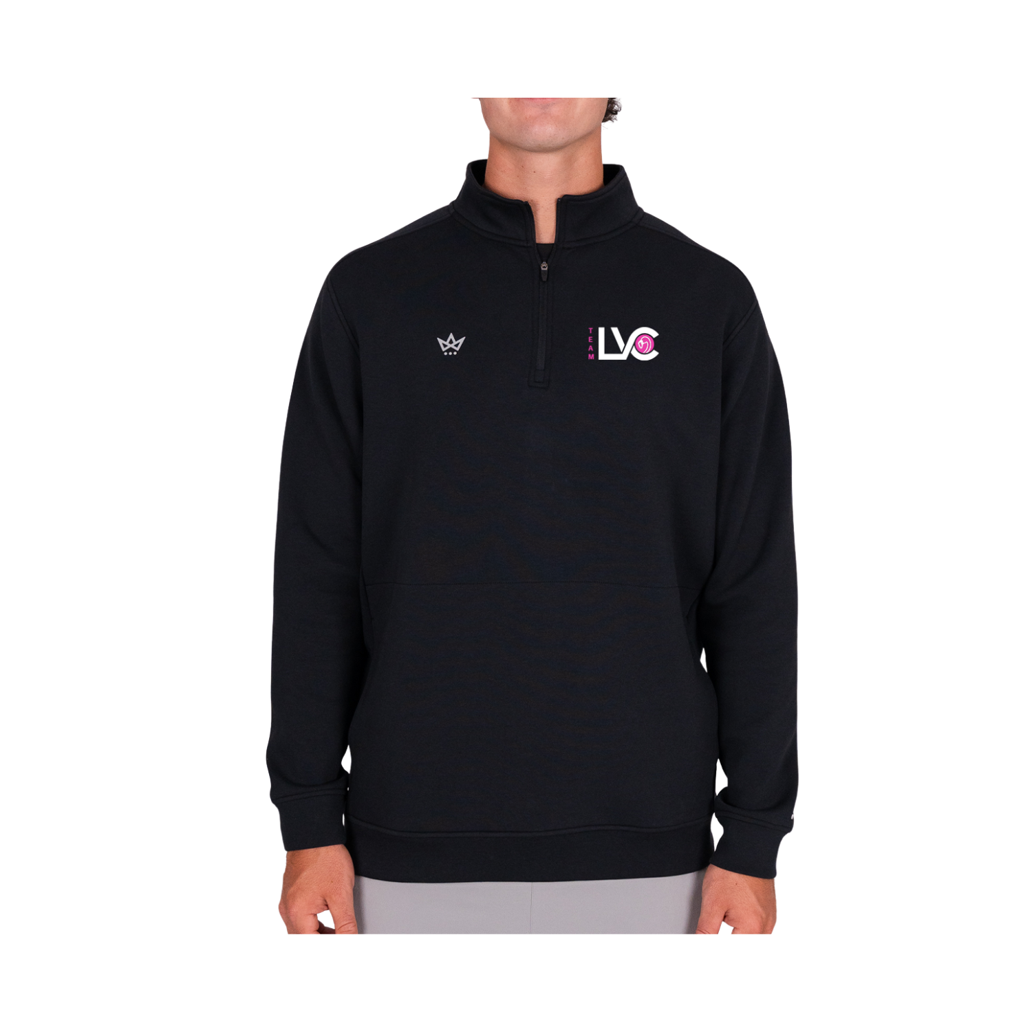 TEAMLVC '26 ROYALKNIT QUARTER-ZIP - ONYX