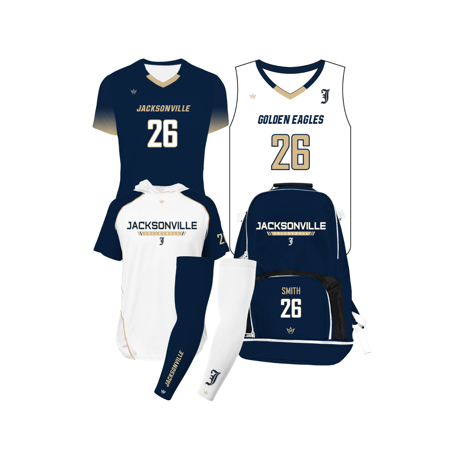JACKSONVILLE HS VOLLEYBALL PLAYER PACK