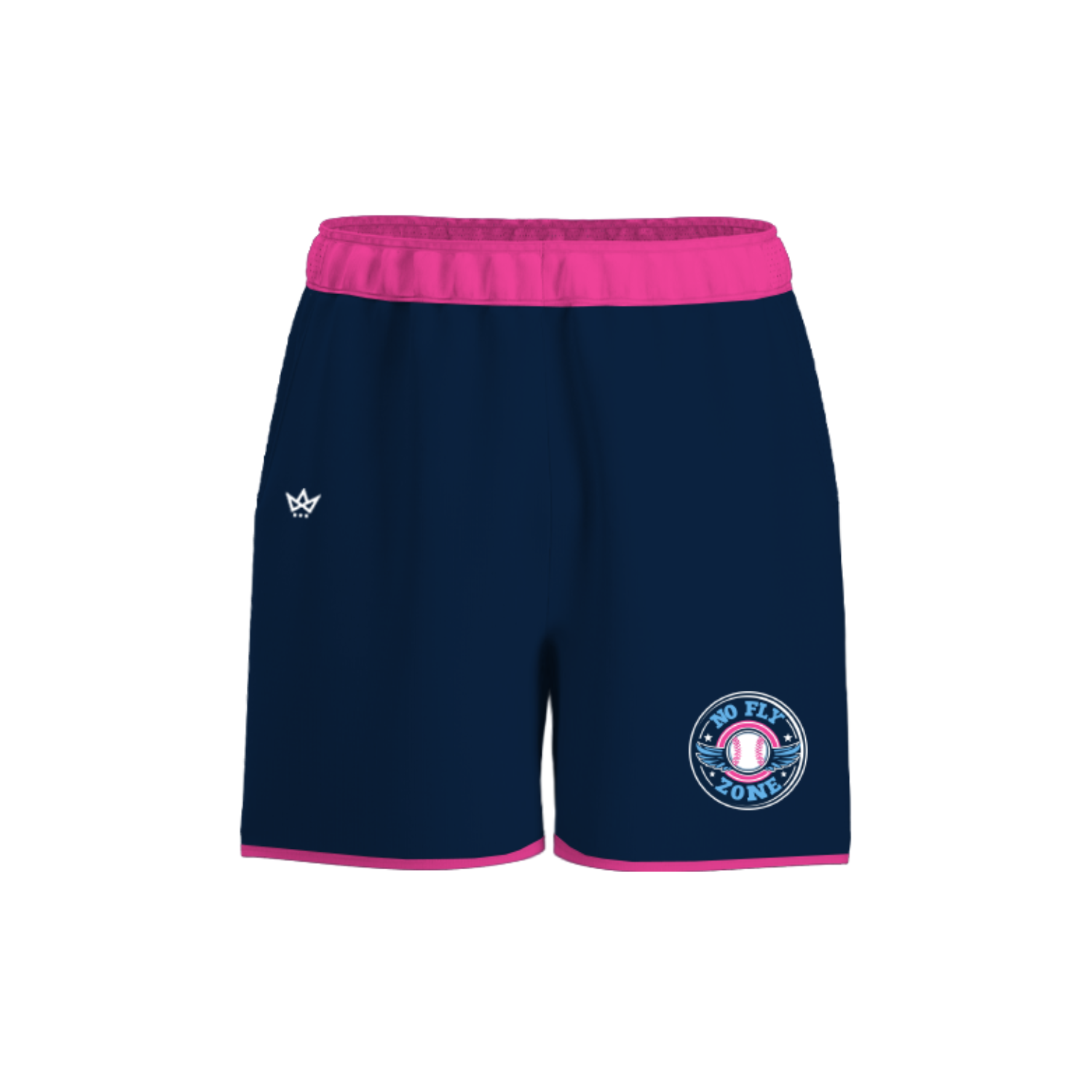 NO FLY ZONE BASEBALL VENTUS SHORTS - PINK