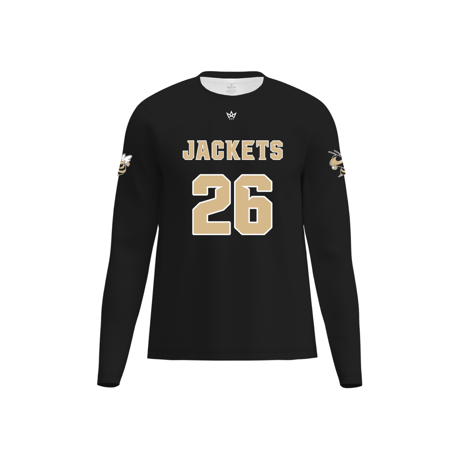 T.L. HANNA HS FOOTBALL PERFORMANCE LS - BLACK