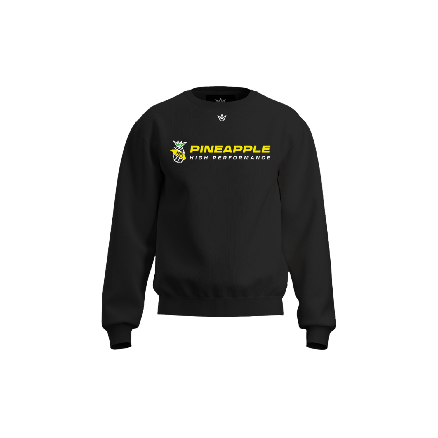 PINEAPPLE HP '26 COTTON FLEECE CREWNECK - BLACK