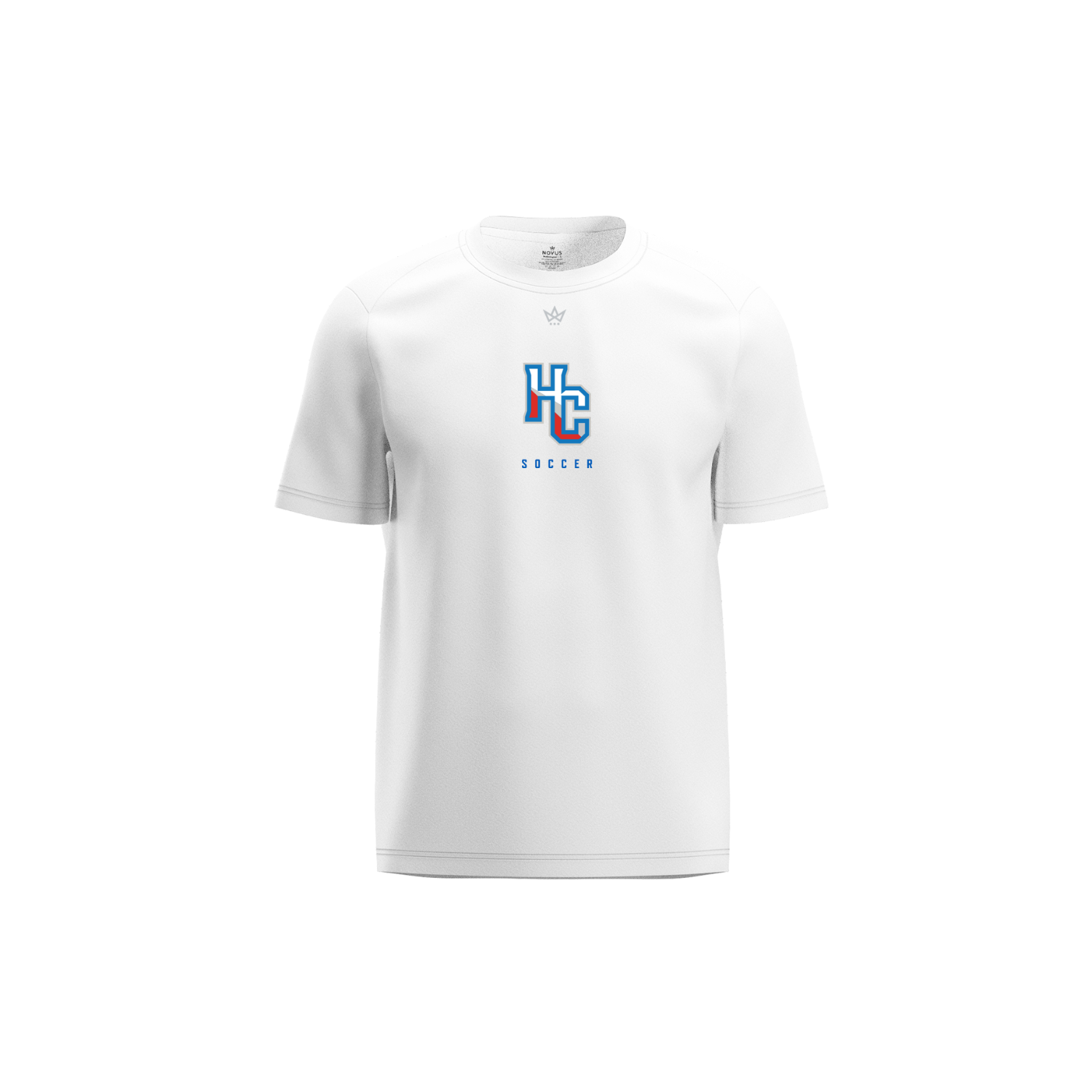 HILL COLLEGE REBELS SOCCER PERFORMANCE SS TEE - WHITE