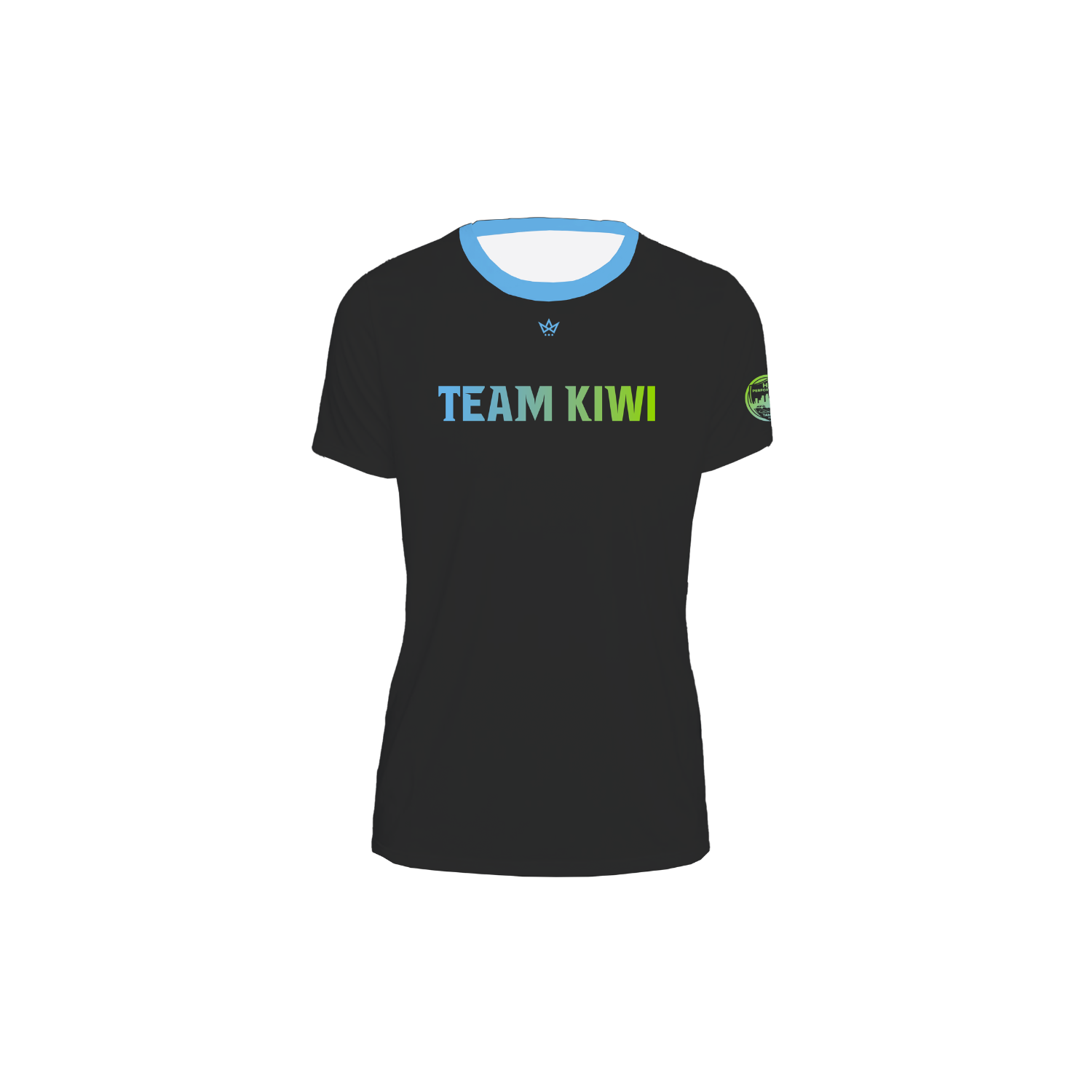 TEAM KIWI '26 WOMEN'S PERFORMANCE SS TEE - BLACK