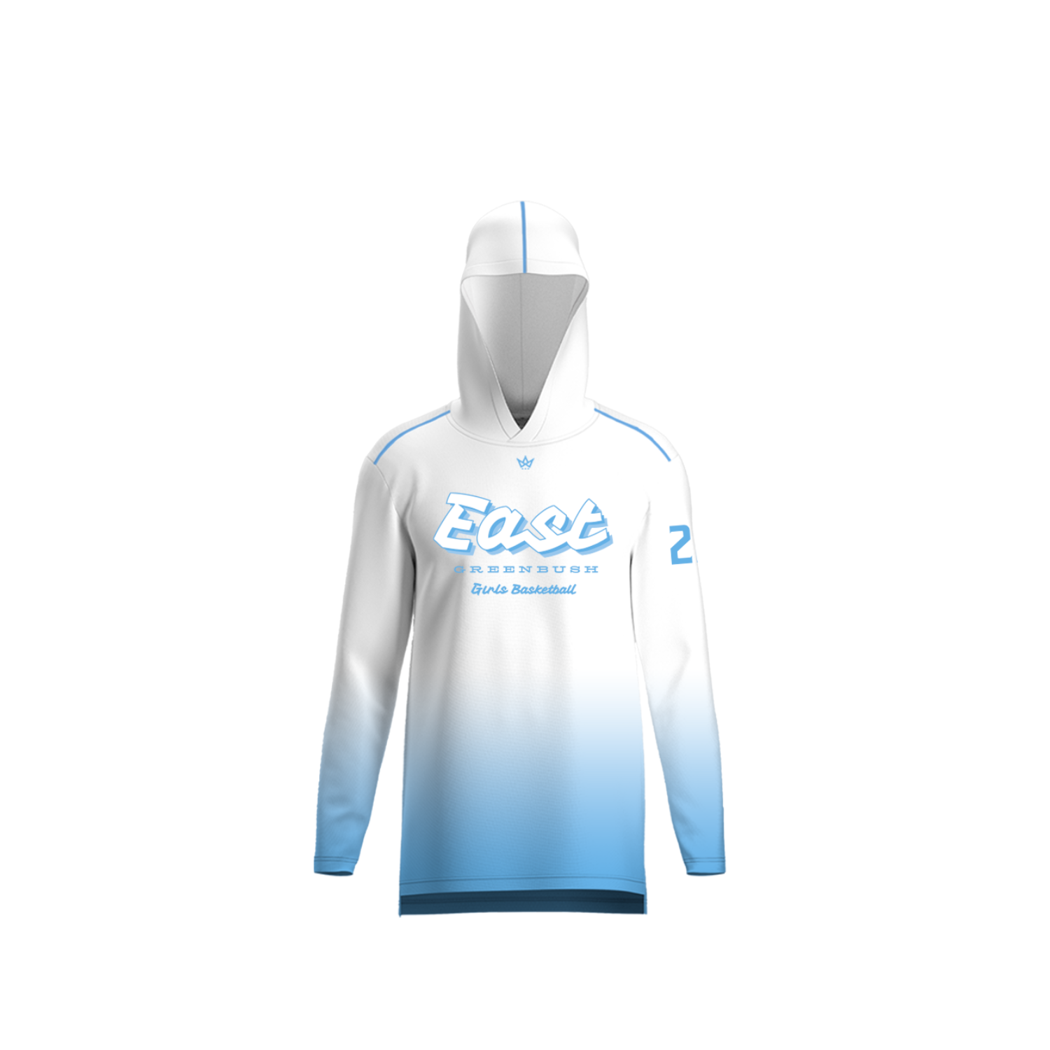 EG GIRLS TRAVEL BASKETBALL AURA LS HOODIE