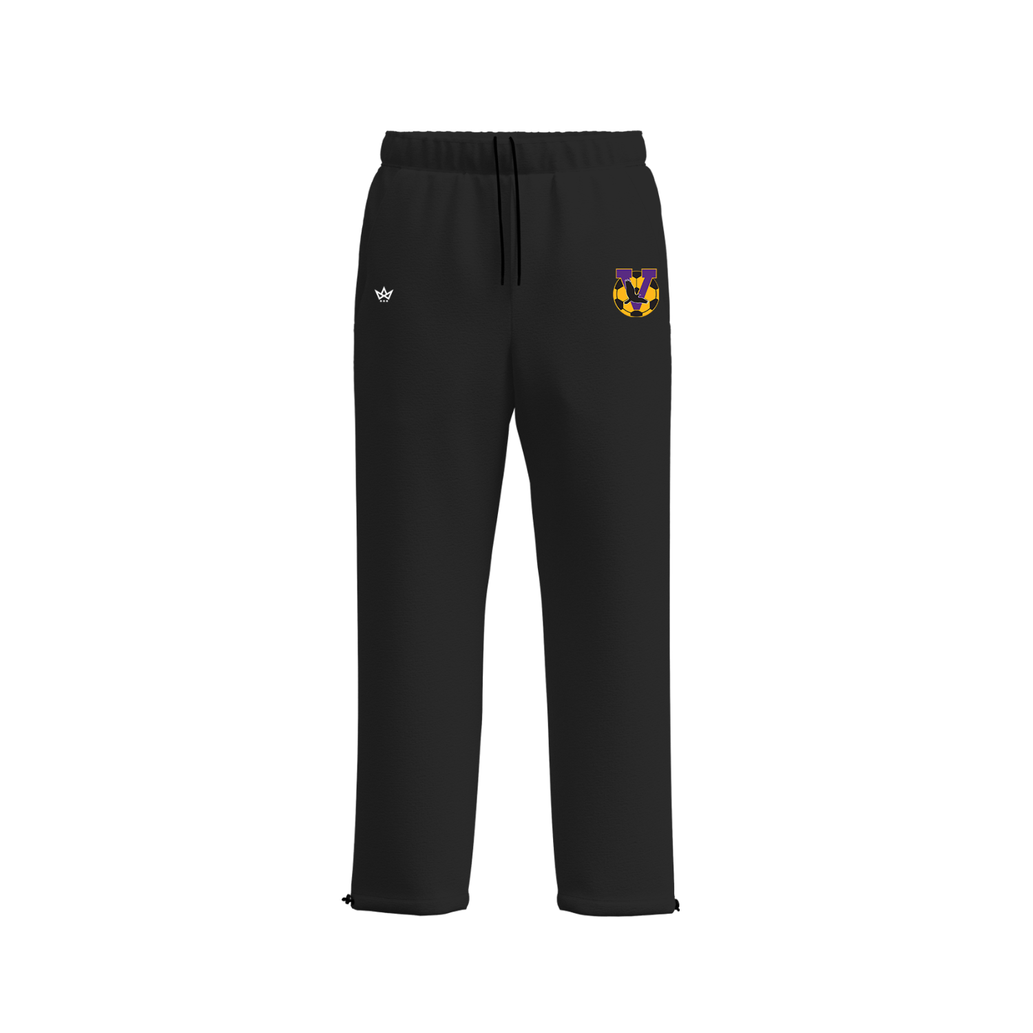 VOORHEESVILLE SOCCER ROYALKNIT SWEATPANT - ONYX