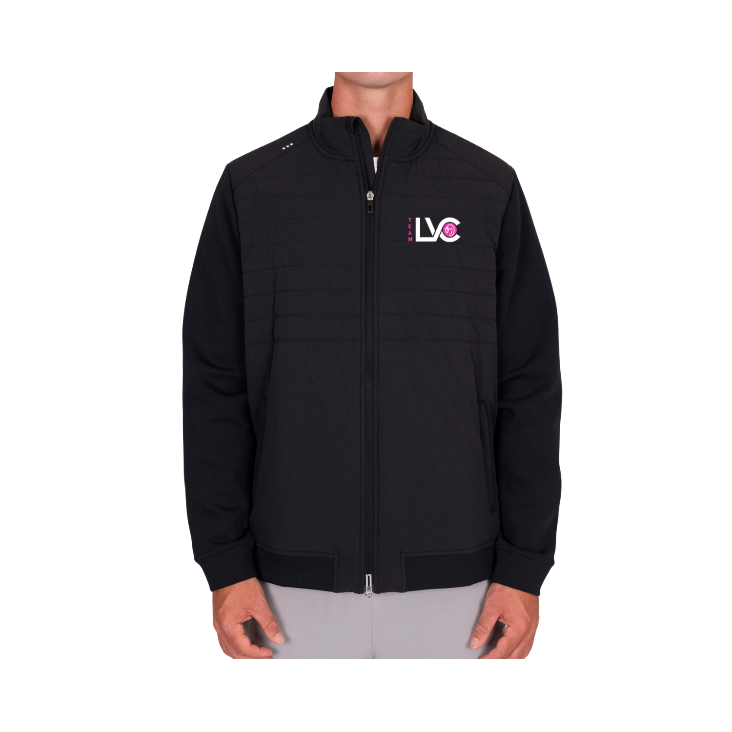 TEAMLVC '26 ROYALKNIT HYBRID JACKET - ONYX
