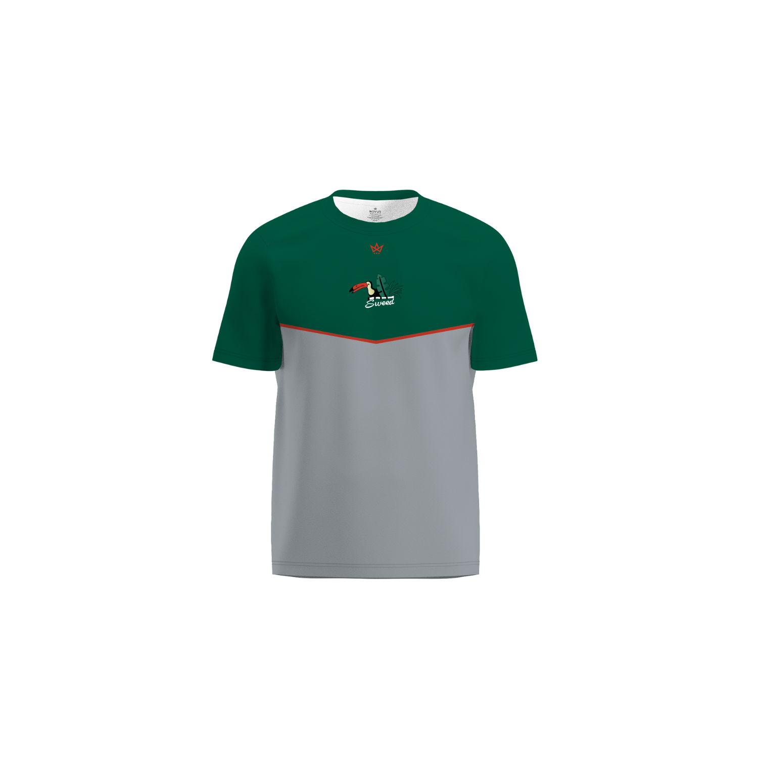 CHICAGO SWEED VLA PERFORMANCE SS TEE - GREEN/GREY