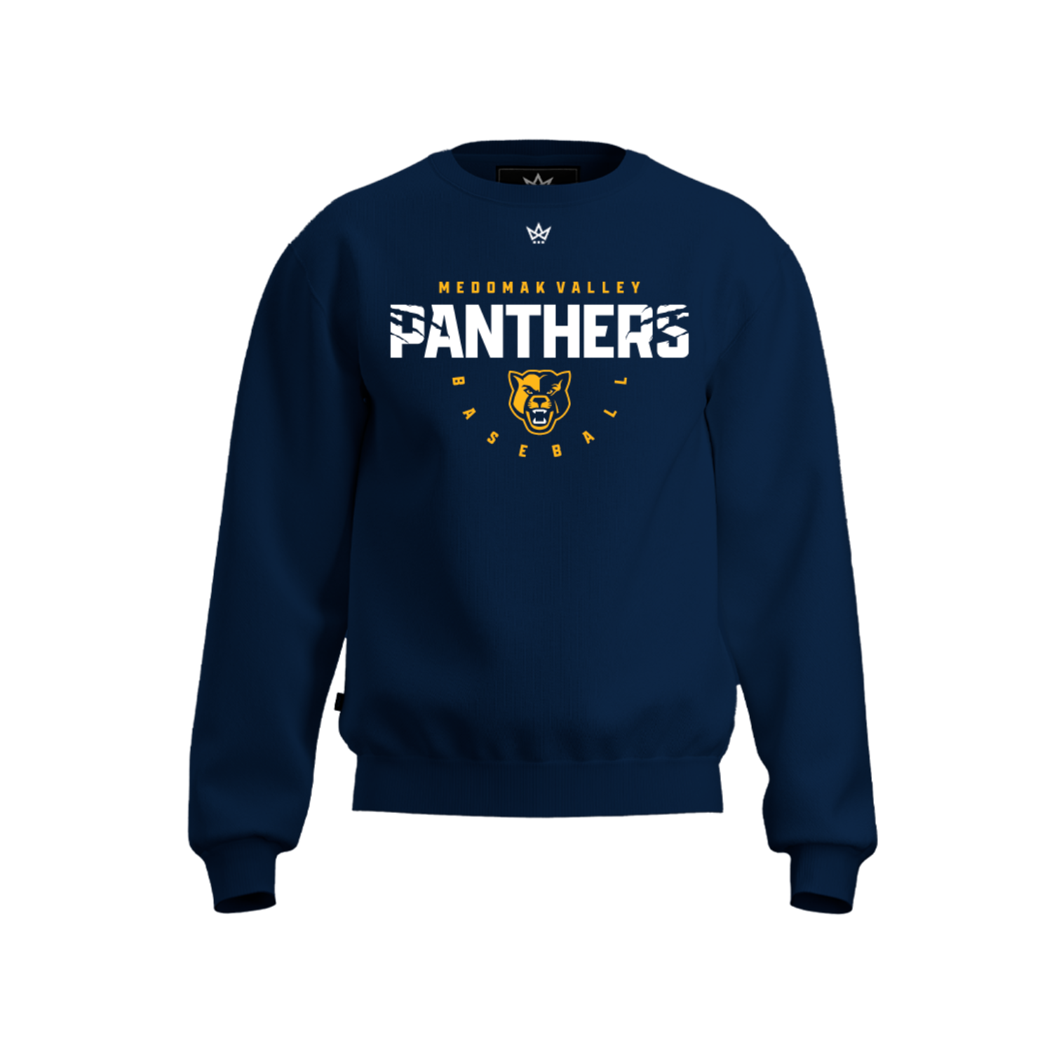 MEDOMAK VALLEY BASEBALL ACCESS COTTON FLEECE CREWNECK [NAVY]