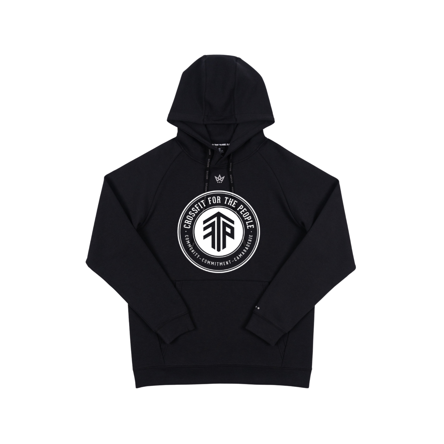 CROSSFIT FOR THE PEOPLE ROYALKNIT HOODIE - ONYX