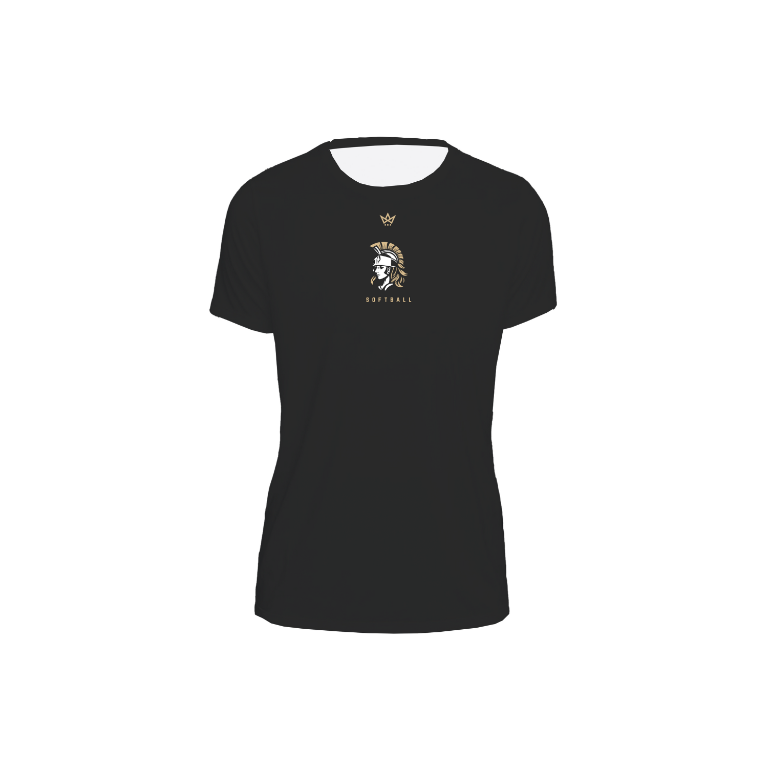 VICTORY SOFTBALL WOMEN'S PERFORMANCE SS TEE - BLACK