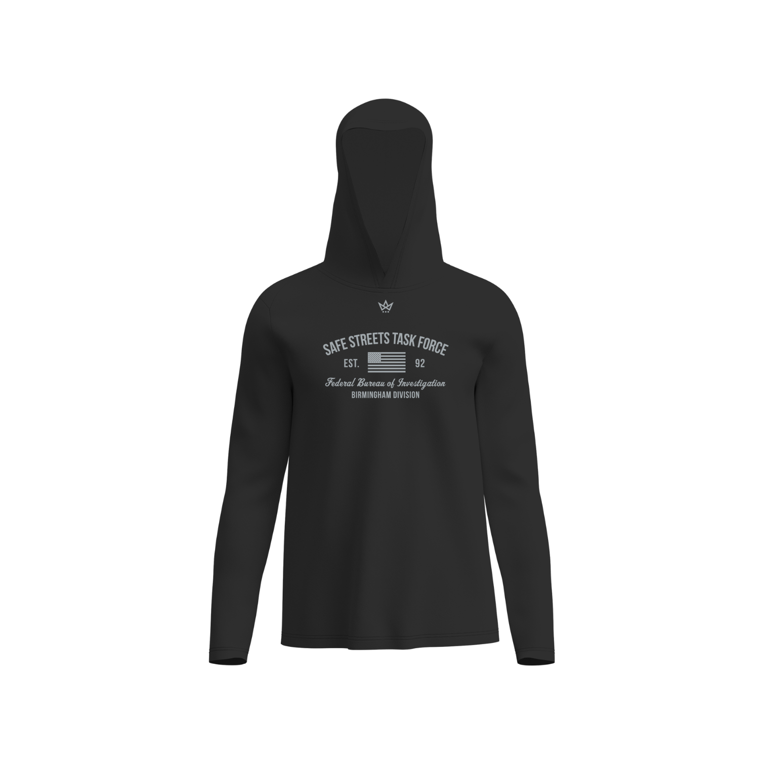 FBI BIRMINGHAM PERFORMANCE LS HOODIE [BLACK]