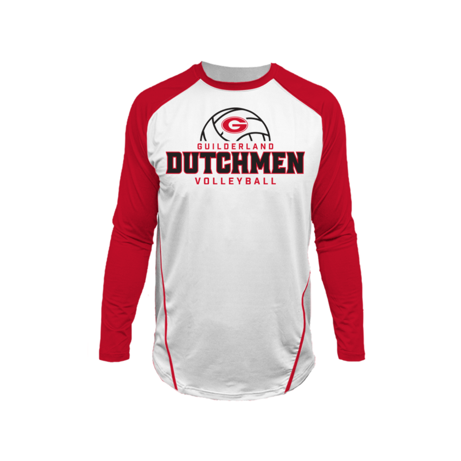 GUILDERLAND VOLLEYBALL PRO VENTED LS [WHITE]