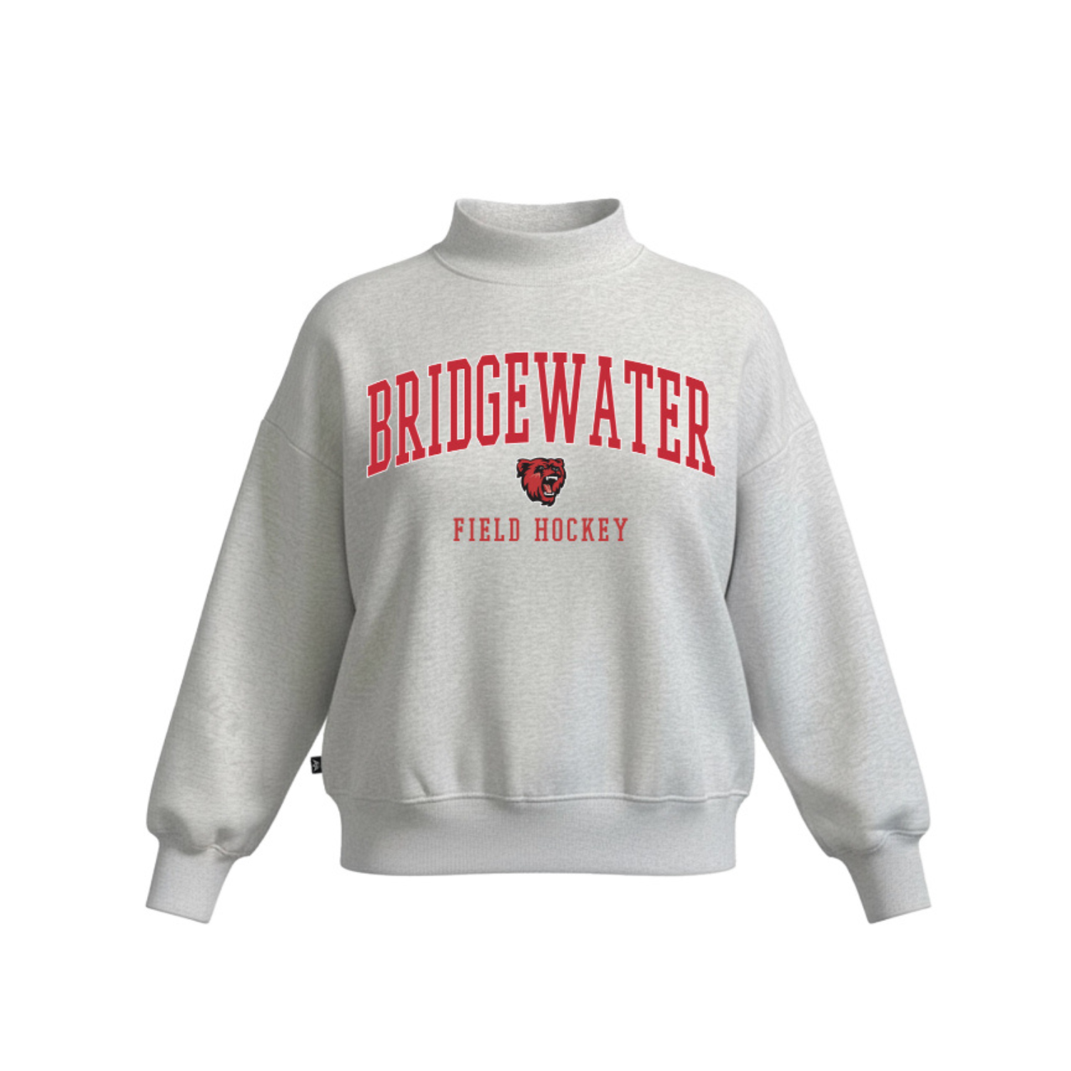 BRIDGEWATER FIELD HOCKEY WOMEN'S COTTON FLEECE MOCKNECK