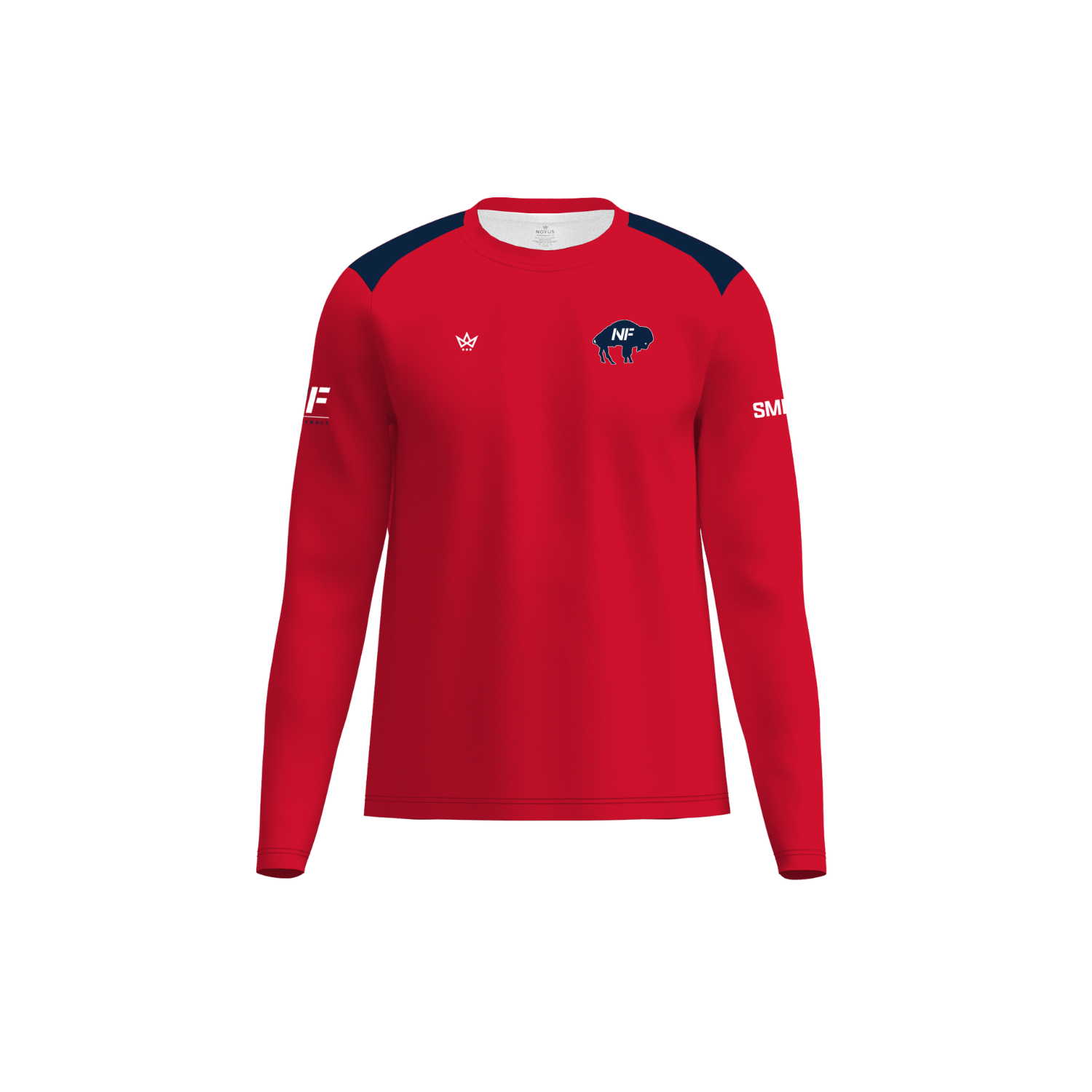 NFVB COACHES STORE PERFORMANCE LS - RED