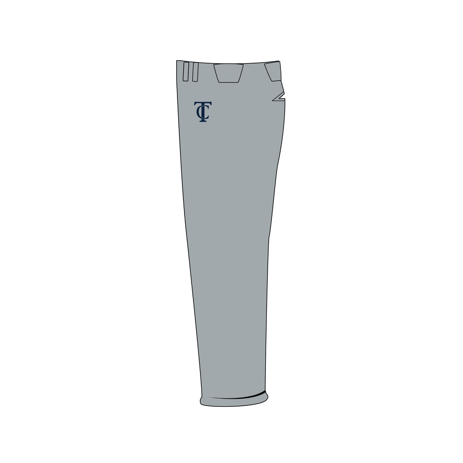 TC BOMBERS FALL 2026 BASEBALL LONG PANTS - GRAY