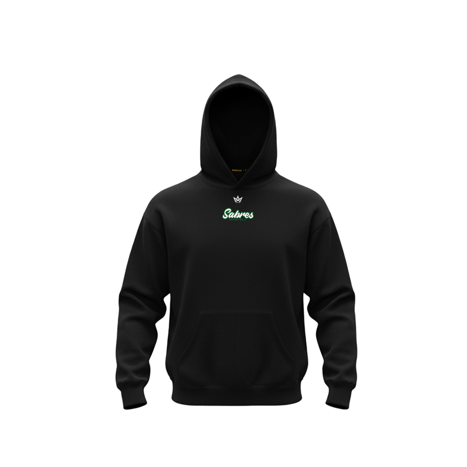 SCHALMONT CDYBL ACCESS COTTON FLEECE HOODIE [BLACK]