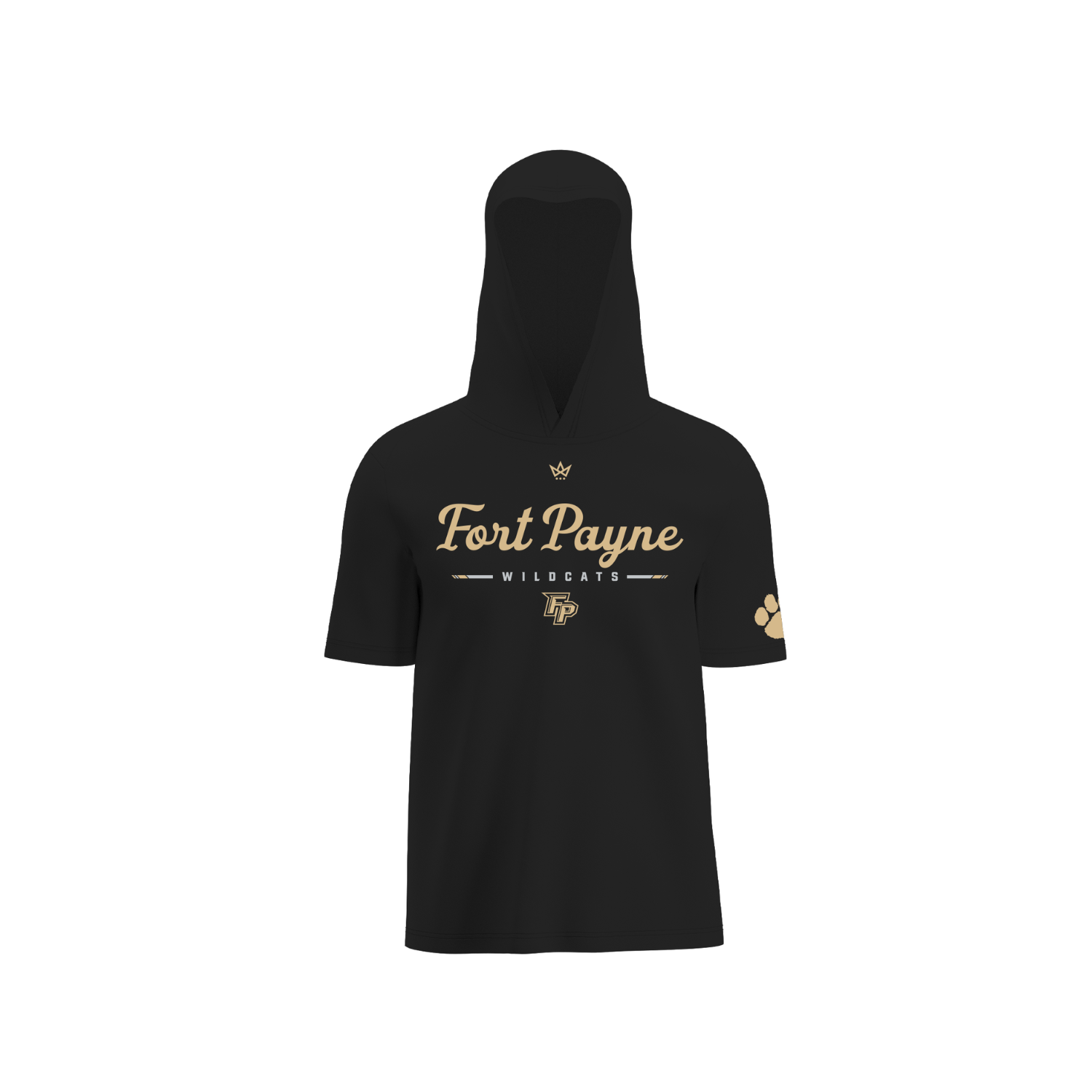 FORT PAYNE HS SOFTBALL PERFORMANCE SS HOODIE [BLACK]