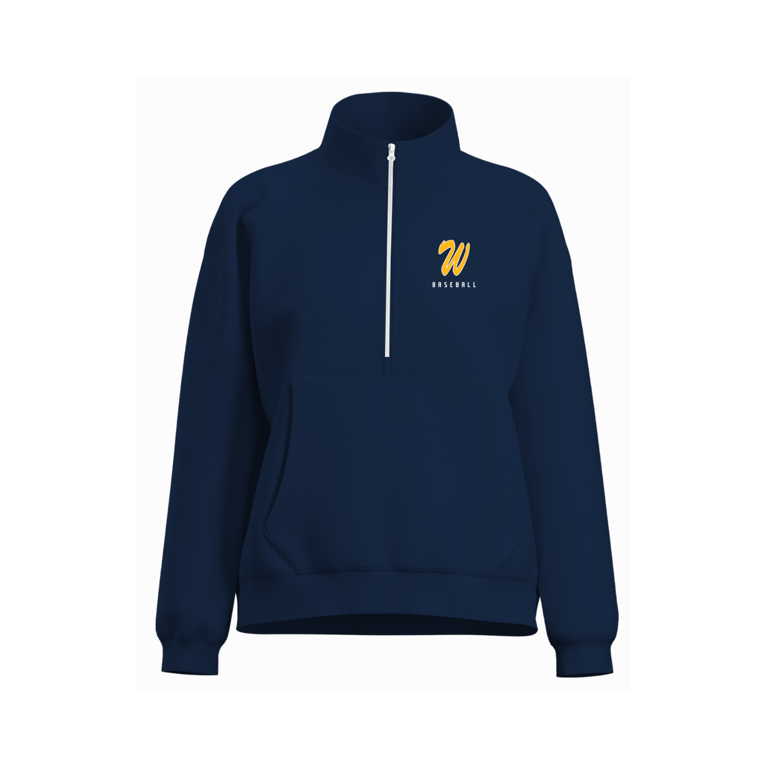 TWIN TOWN WARRIORS WOMEN'S COTTON FLEECE HALF-ZIP