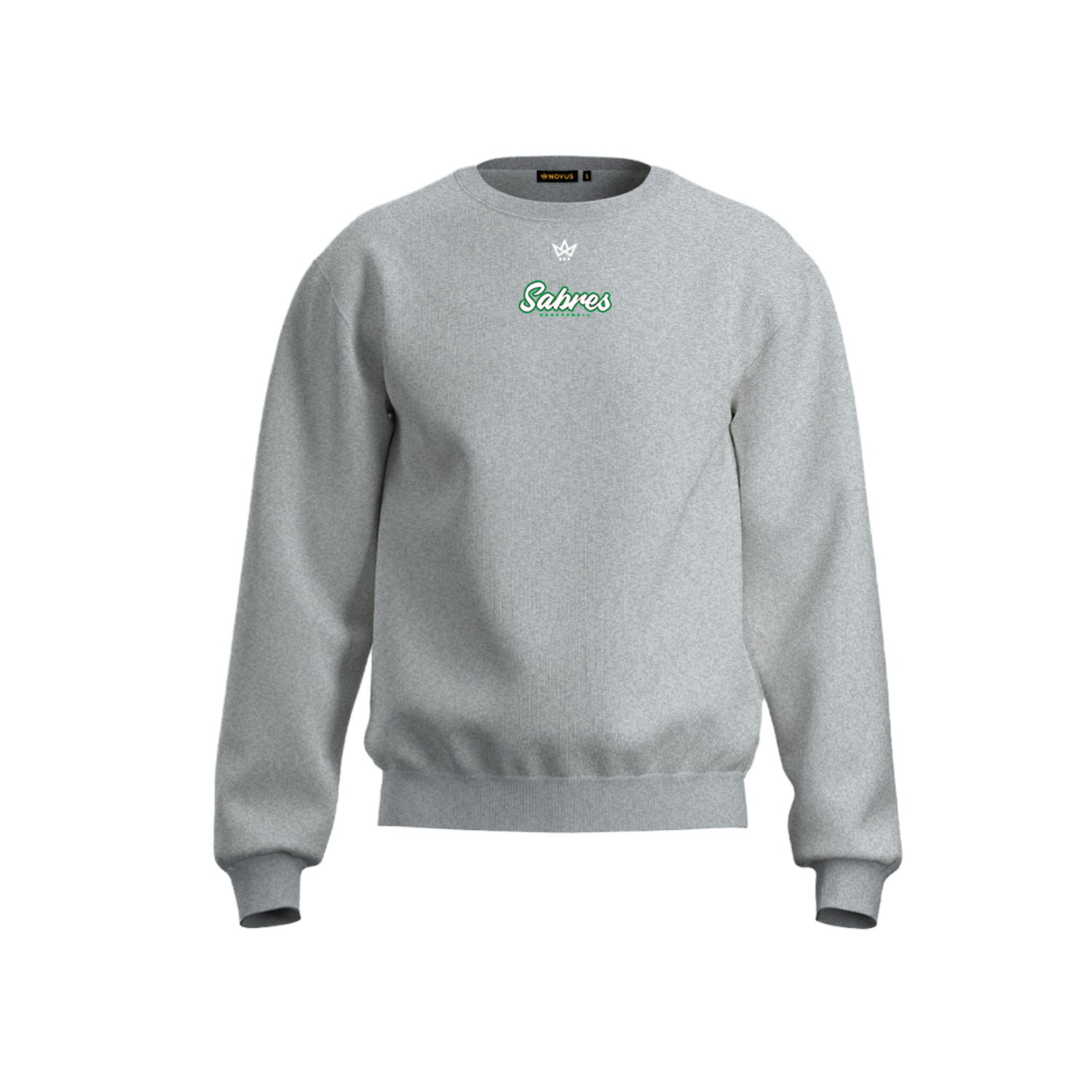 SCHALMONT CDYBL ACCESS COTTON FLEECE CREWNECK [GREY]