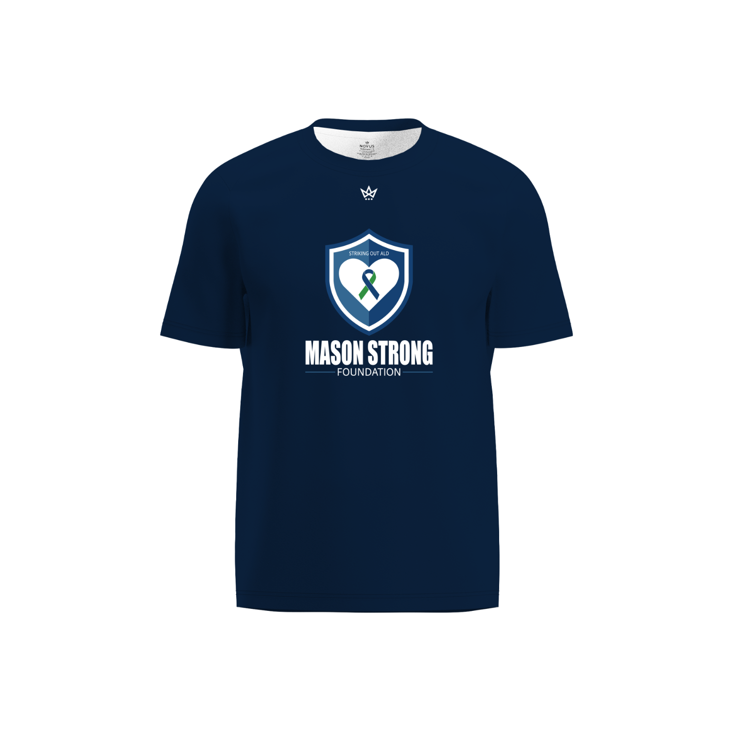 THE MASON STRONG FOUNDATION PERFORMANCE SS TEE - NAVY