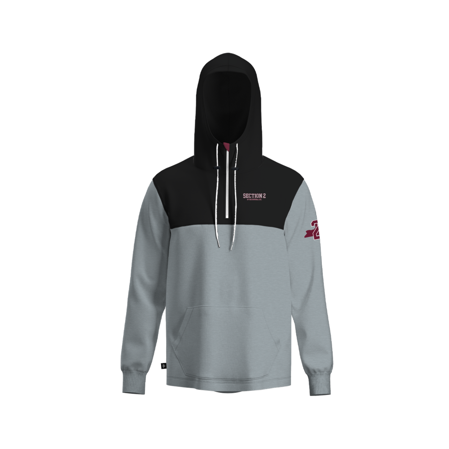 SECTION 2 BASEBALL PANELED HOODIE