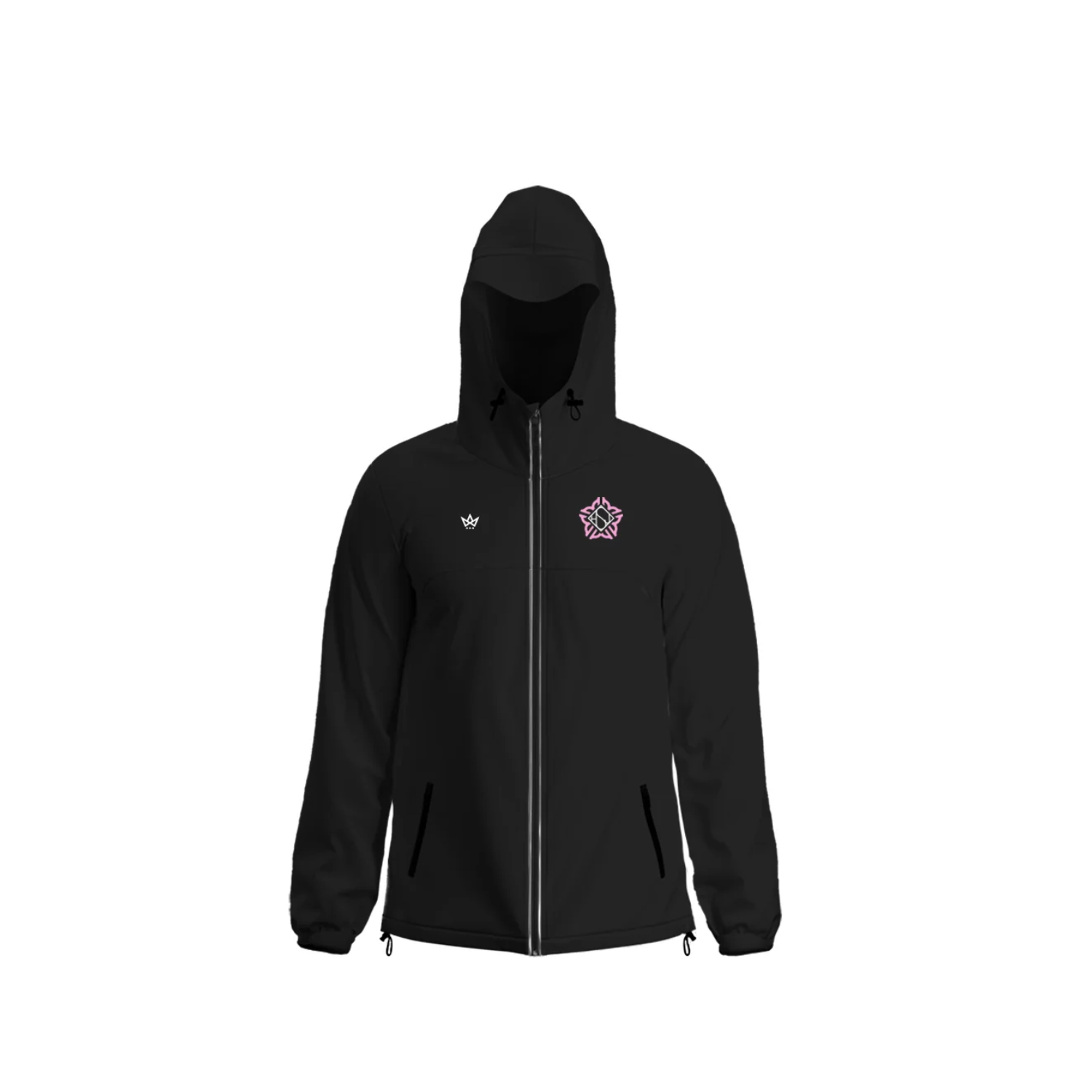 HOT SHOTS JRS ELEMENT RAIN JACKET - BLACK